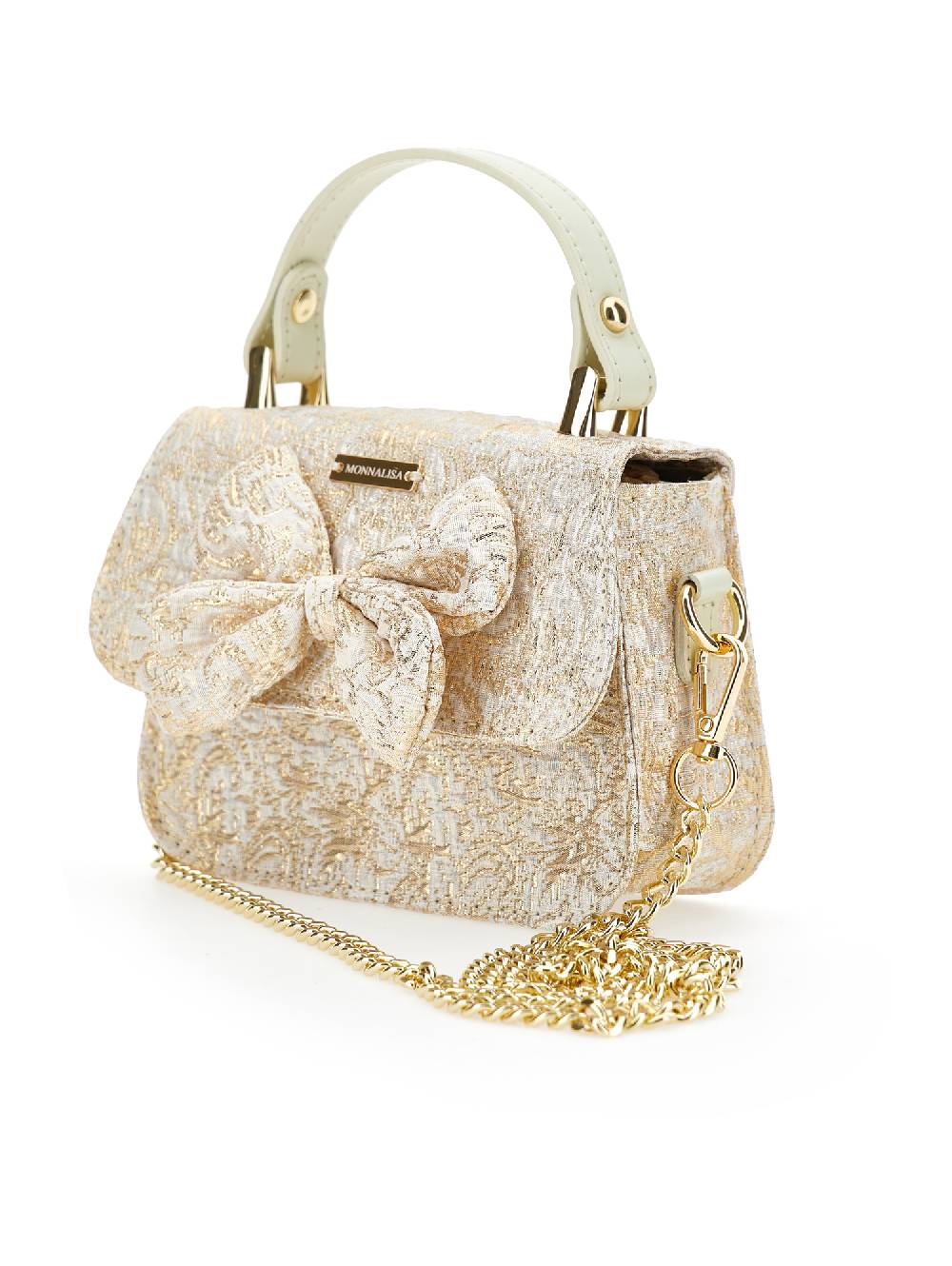 Monnalisa Borsetta broccato lurex Offerta speciale