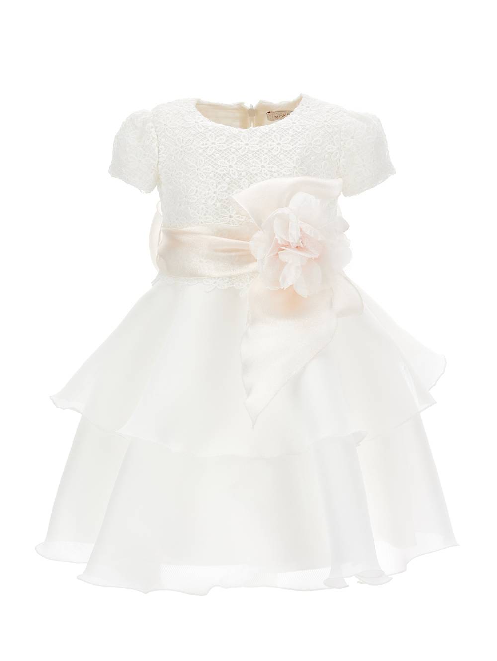 Monnalisa Abito macramé e tulle Flash Sale