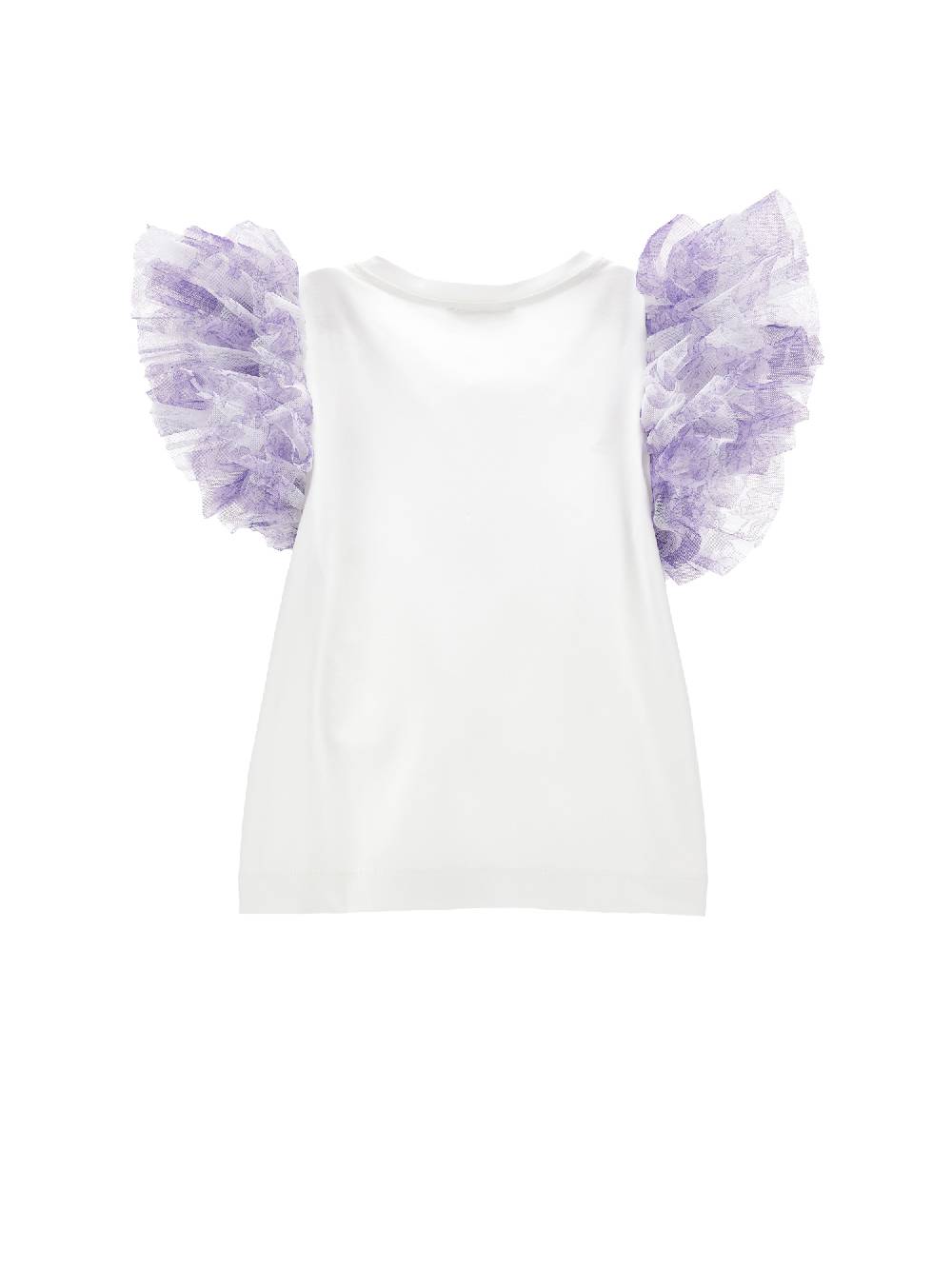 Monnalisa T-shirt con maniche tulle Offerta natalizia