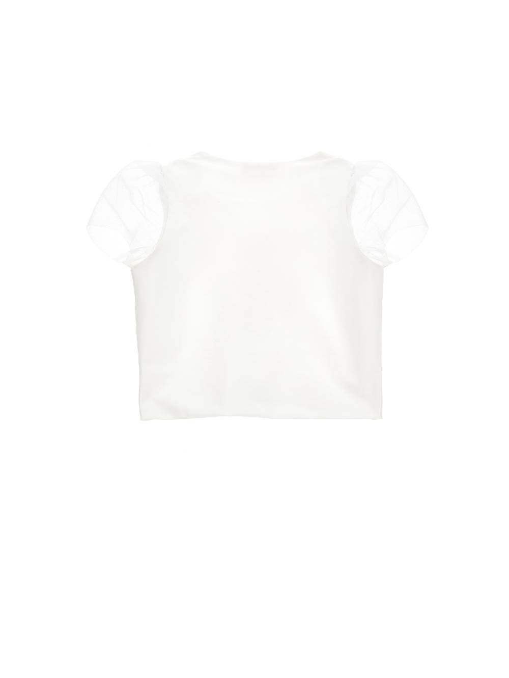 Monnalisa T-shirt cotone organico tulle Offerta per la Festa della Mamma