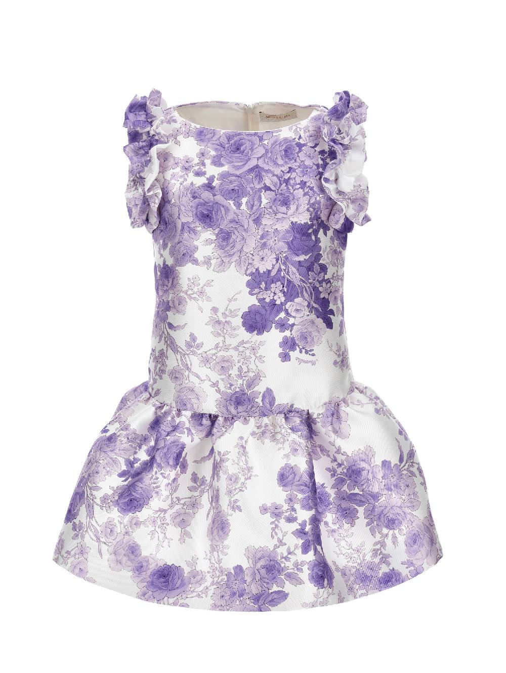 Monnalisa Abito mikado ramage Online Outlet
