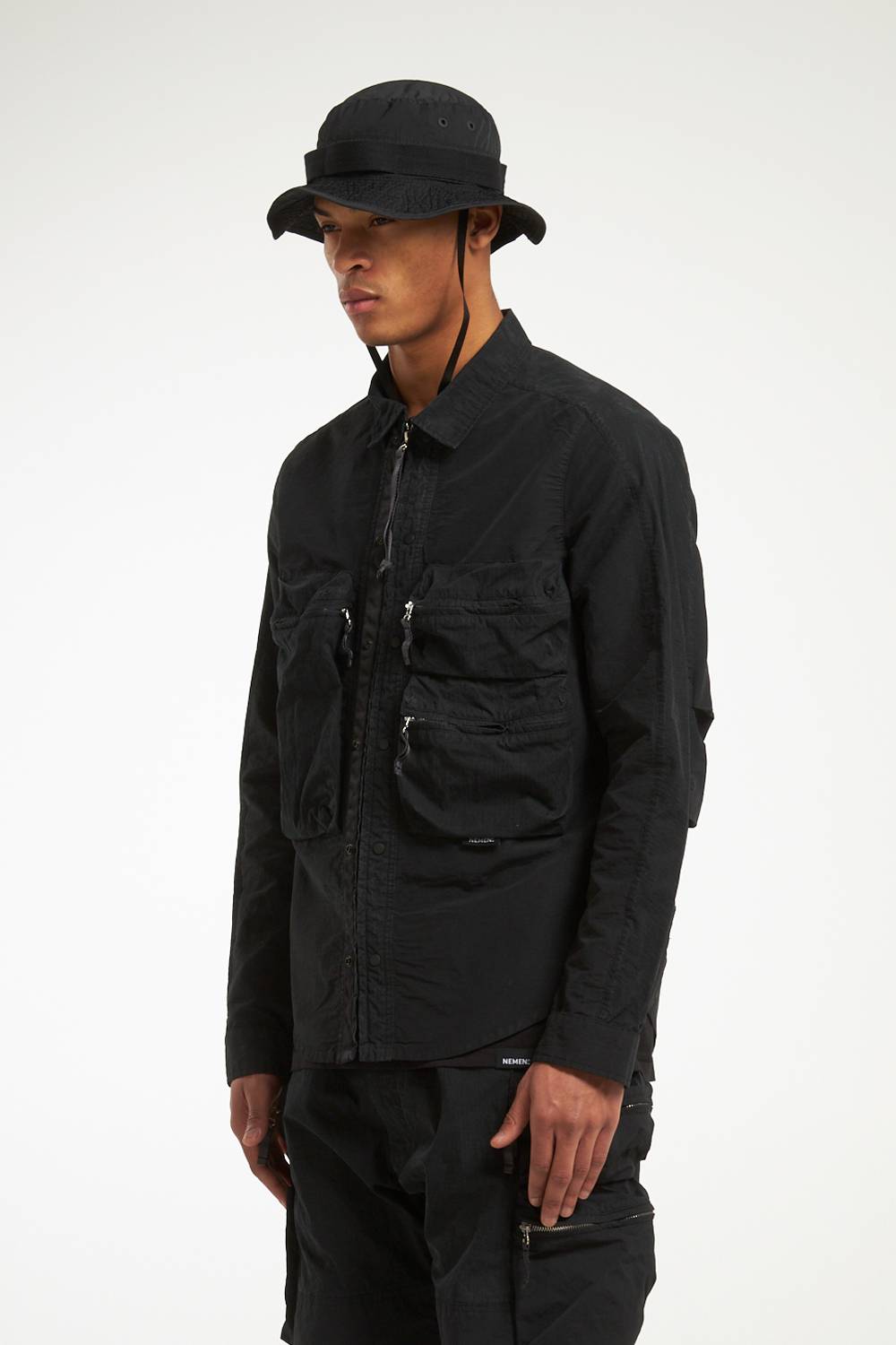 NemeN NMN_E23225/1_111 [TATS ZIPPED PARACHUTE OVERSHIRT] Nuovo