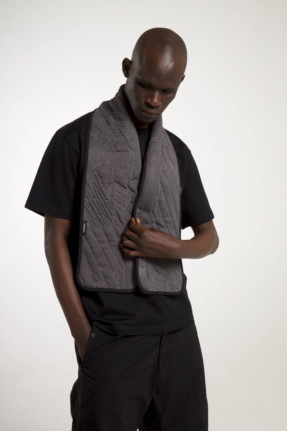NemeN NMN_I22006AC_170 [HYPERLINES SCARF] Sconto