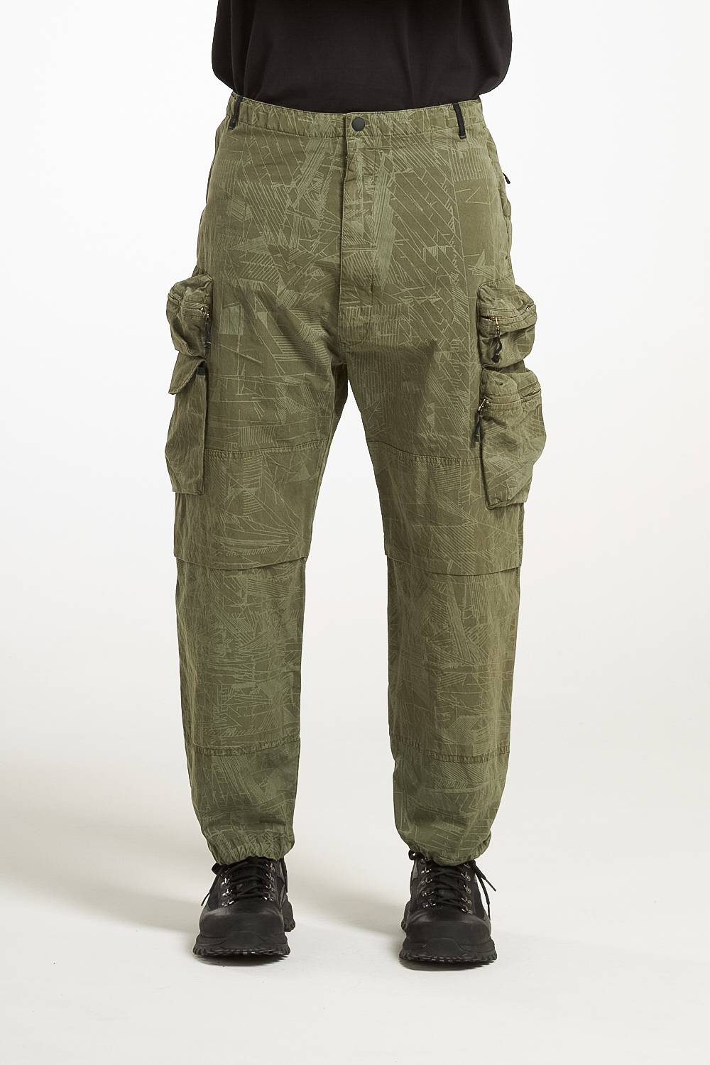 NemeN NMN_I22039P/1_177 [JAVA MULTIPOCKET PARACHUTE PANT] Soddisfazione Garantita