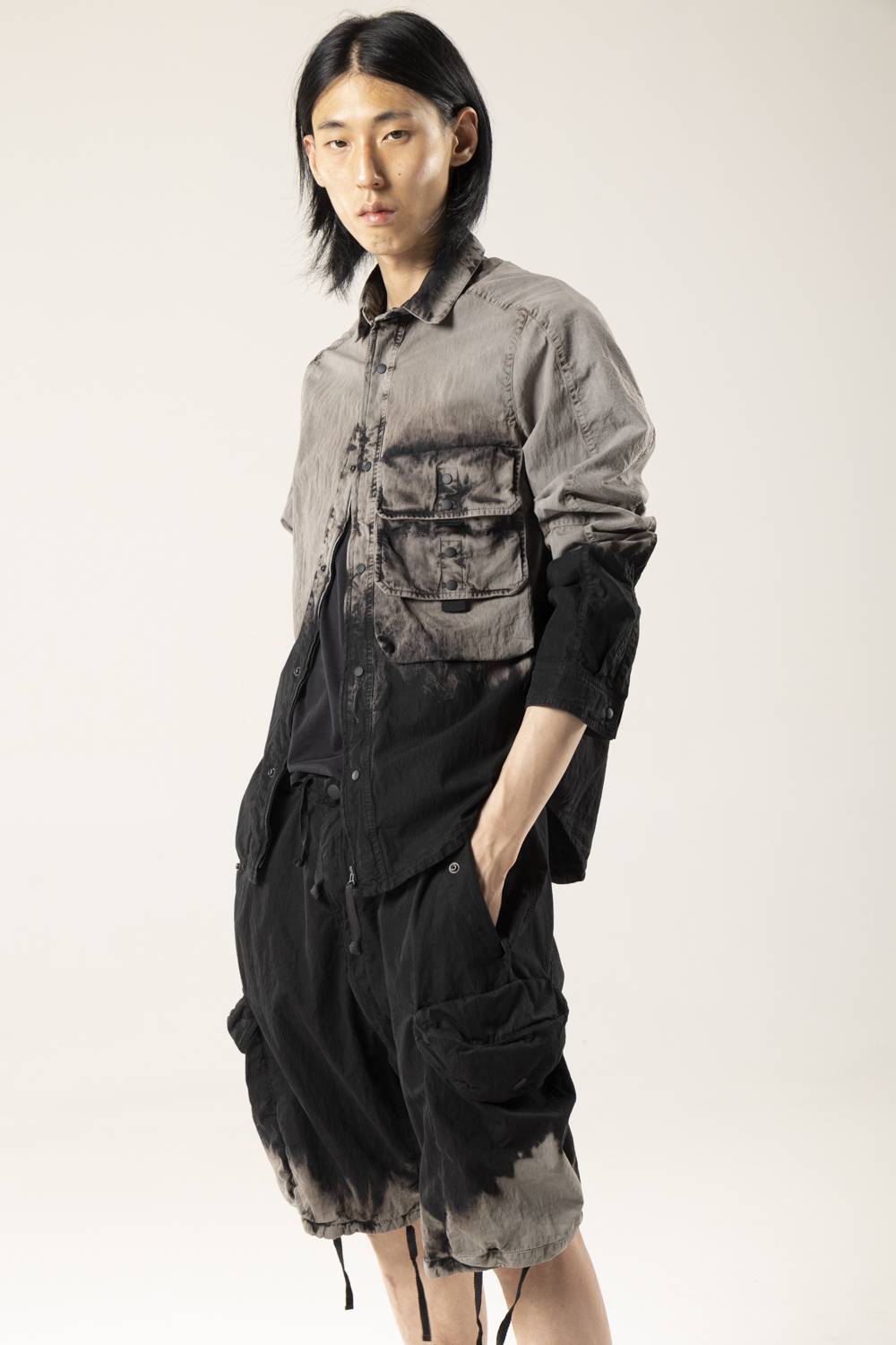 NemeN NMN_E22230_190 [ALMA DISCHARGED CARGO OVERSHIRT] Acquista Ora