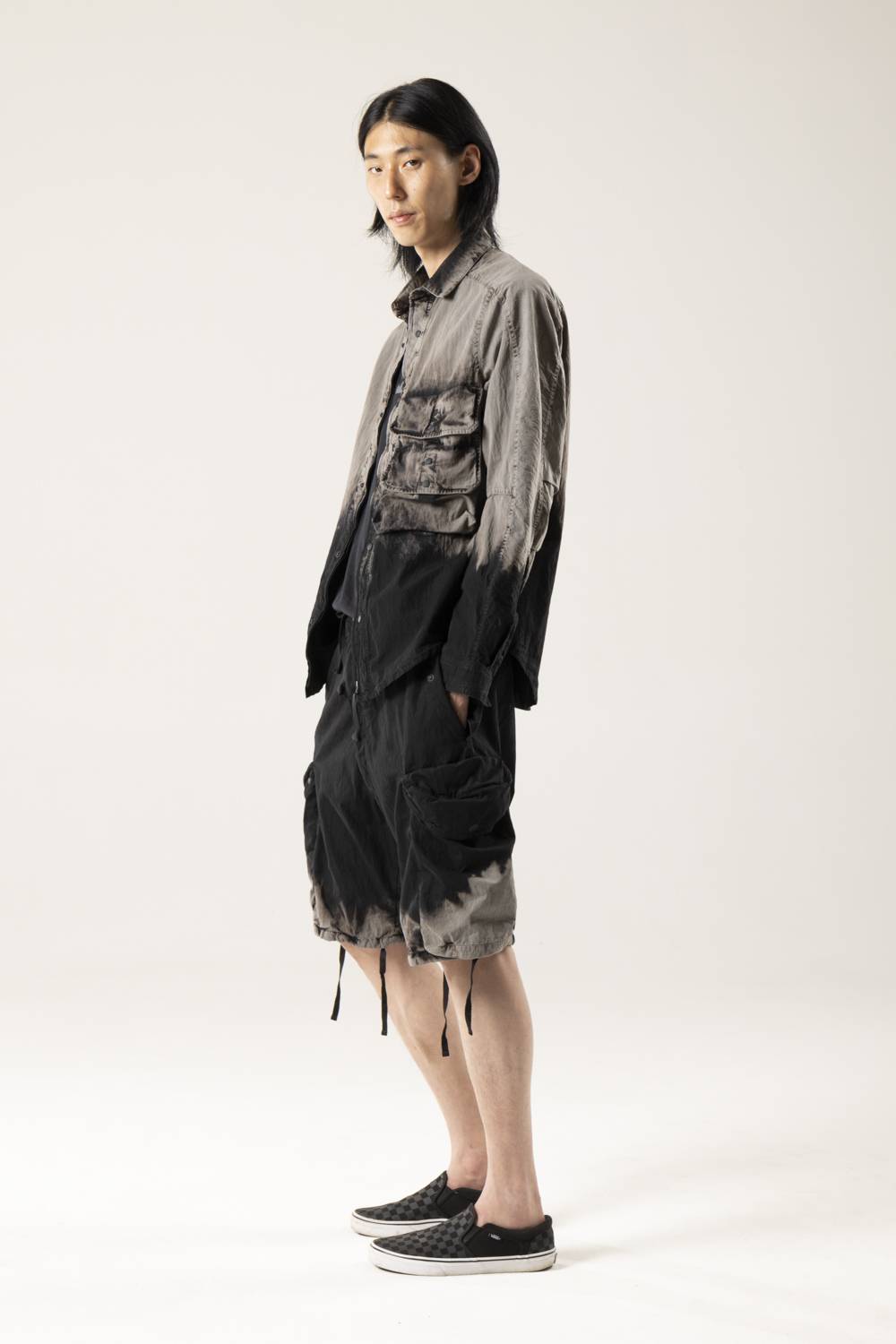 NemeN NMN_E22230_190 [ALMA DISCHARGED CARGO OVERSHIRT] Acquista Ora