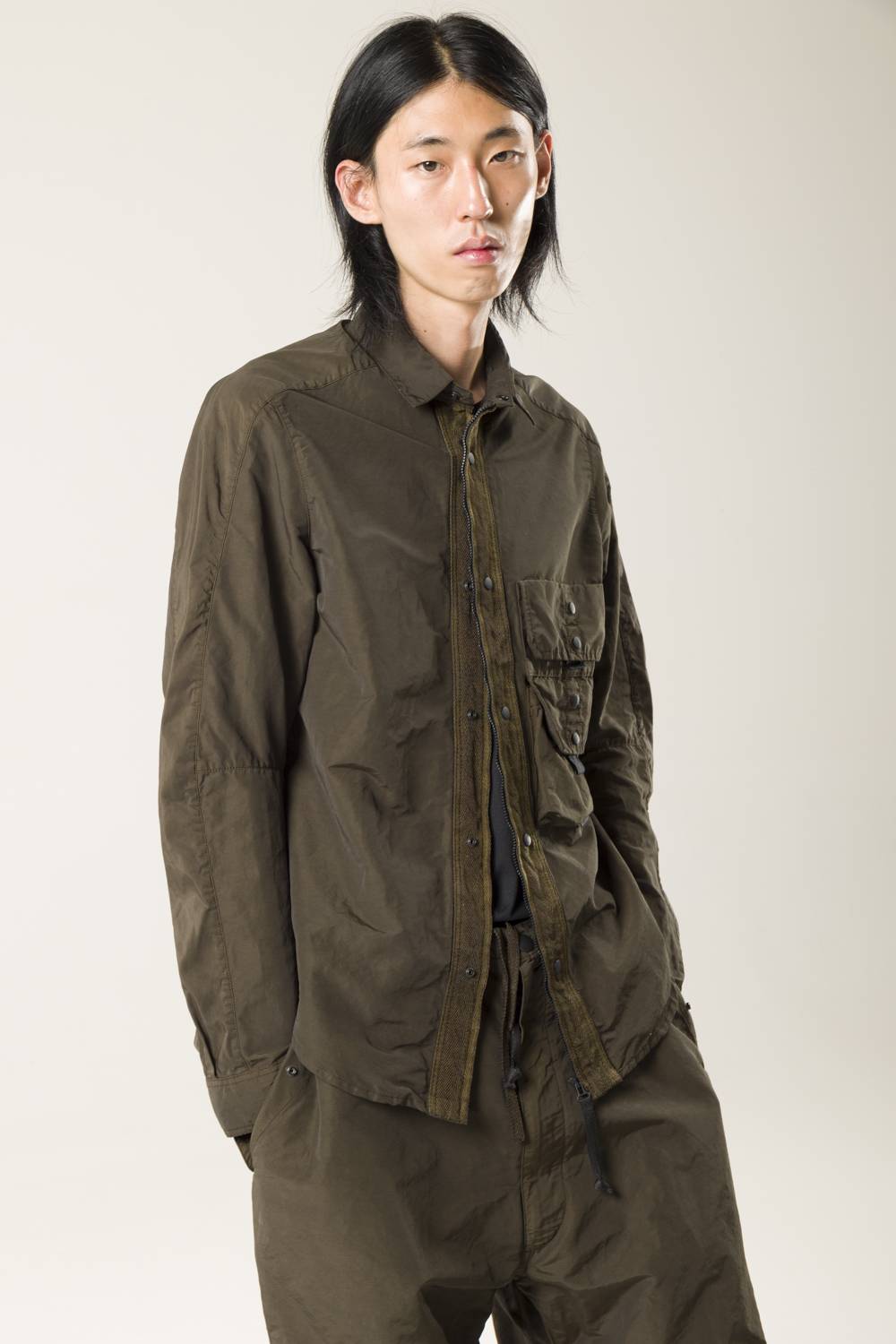 NemeN NMN_E22230_181 [CLEO ZIPPED CARGO SHIRT] Consegna Veloce