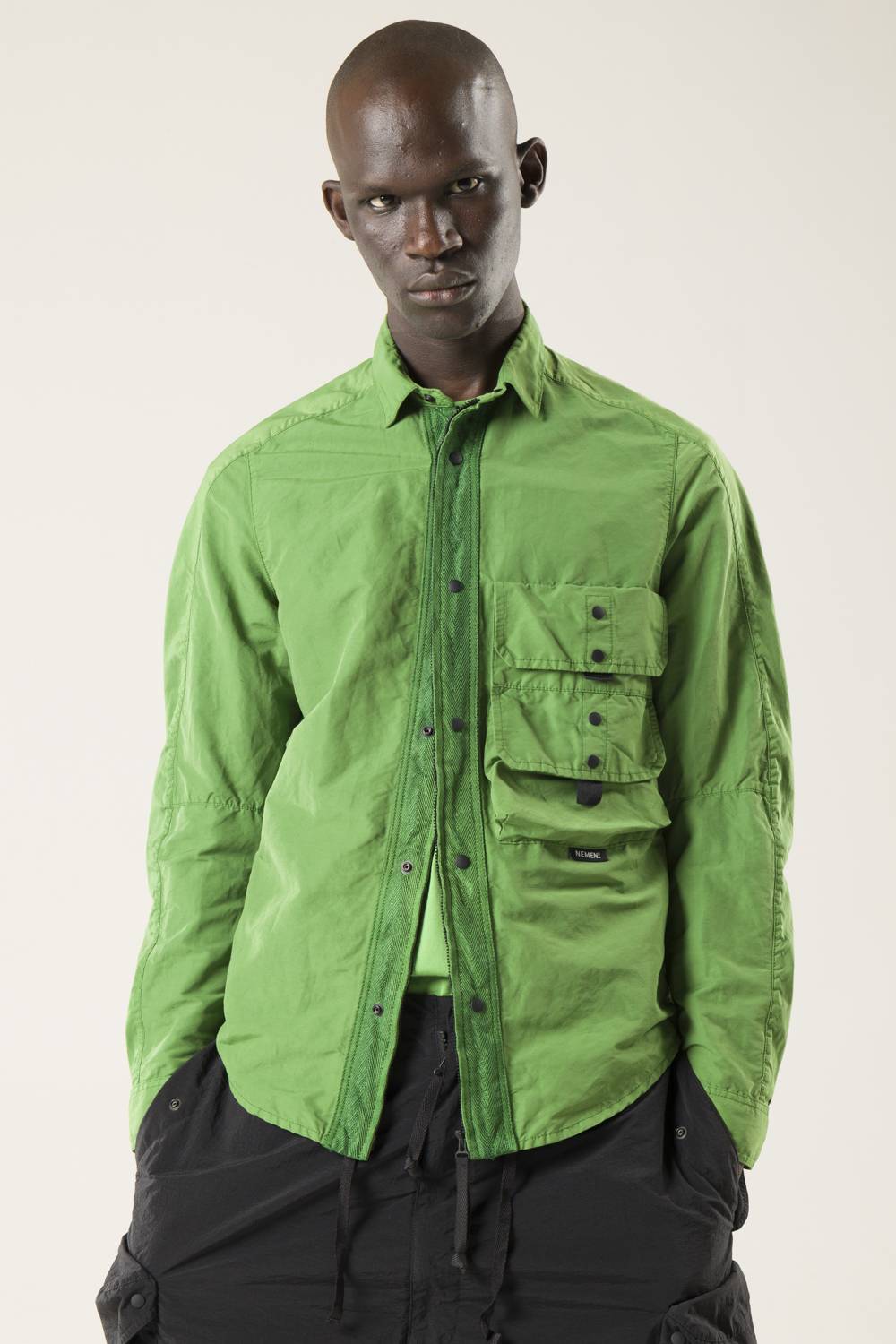 NemeN NMN_E22230_206 [CLEO ZIPPED CARGO SHIRT] Promozione Limitata