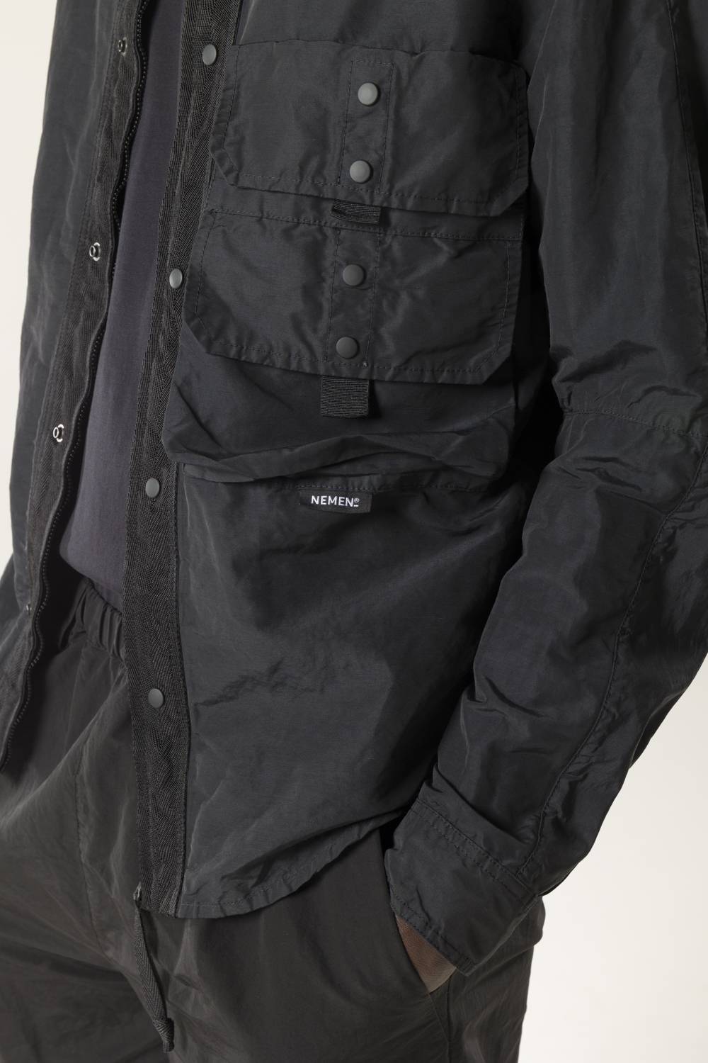 NemeN NMN_E22230_111 [CLEO ZIPPED CARGO SHIRT] Fino Al -60%