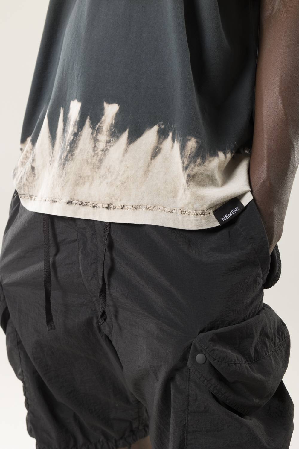 NemeN NMN_22140T_160 [NMN® LOGO DISCHARGED T-SHIRT] In Vendita