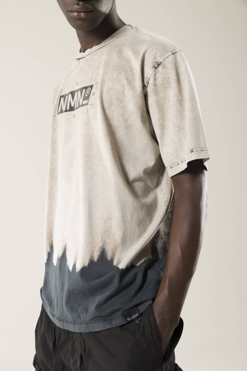 NemeN NMN_22140T_190 [NMN® LOGO DISCHARGED T-SHIRT] Saldi