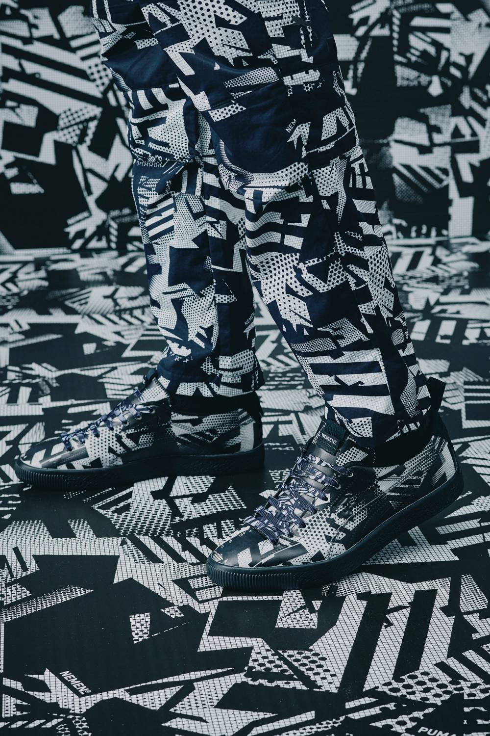 NemeN NMN_PUMA_382578 _01 [PUMA x NEMEN Clyde Spy Camo] Consegna Veloce