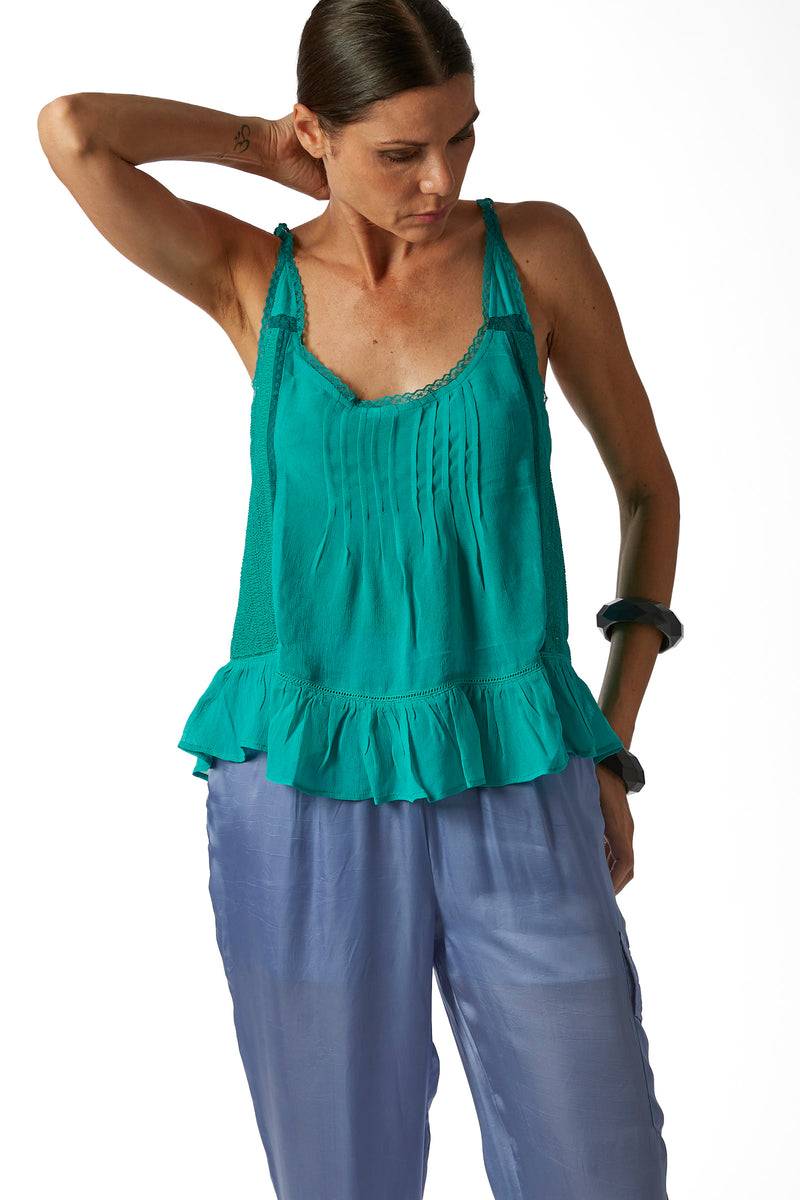 La Kore Michela lace top Vendita