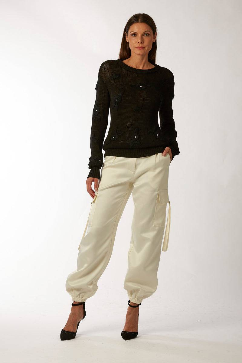 La Kore CITTA DEL MESSICO sweater with yarn embroidery Negozio