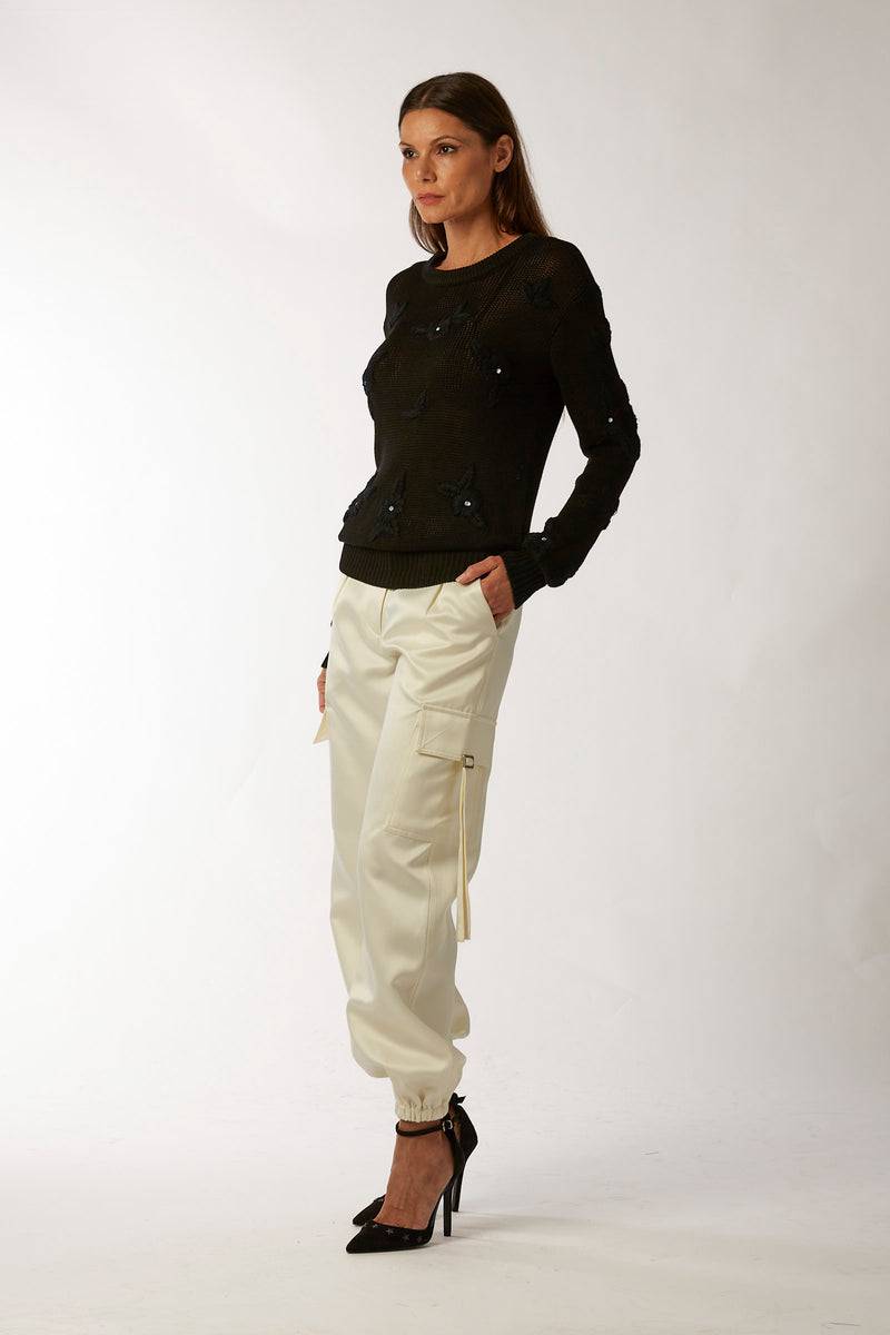 La Kore CITTA DEL MESSICO sweater with yarn embroidery Negozio