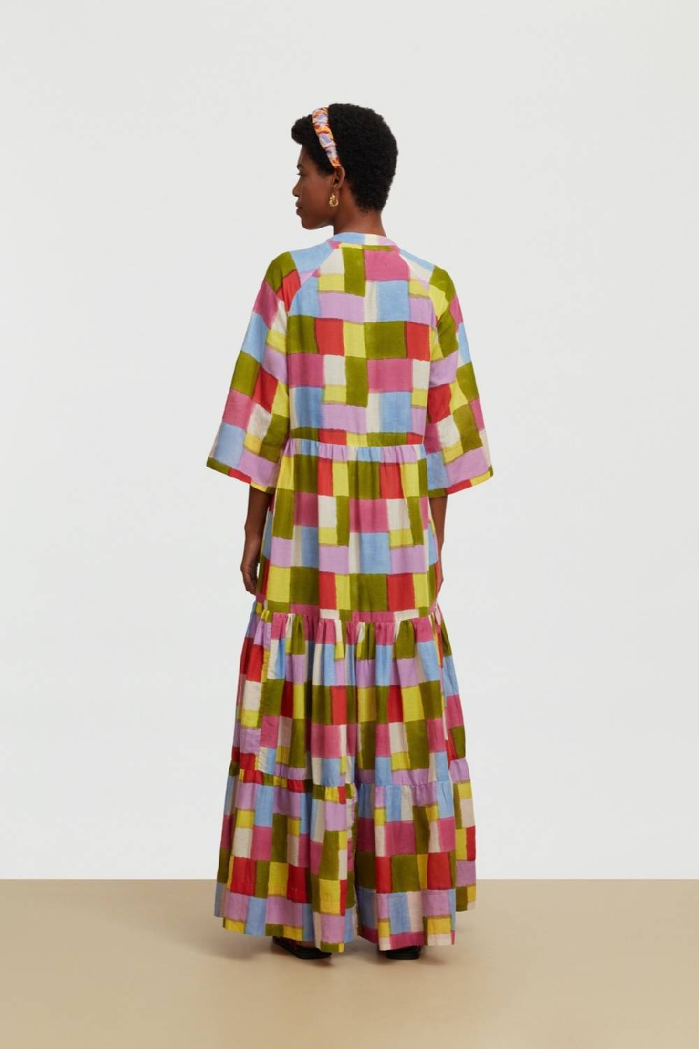 Lisa Corti abito rambagh geesband acid green Italia