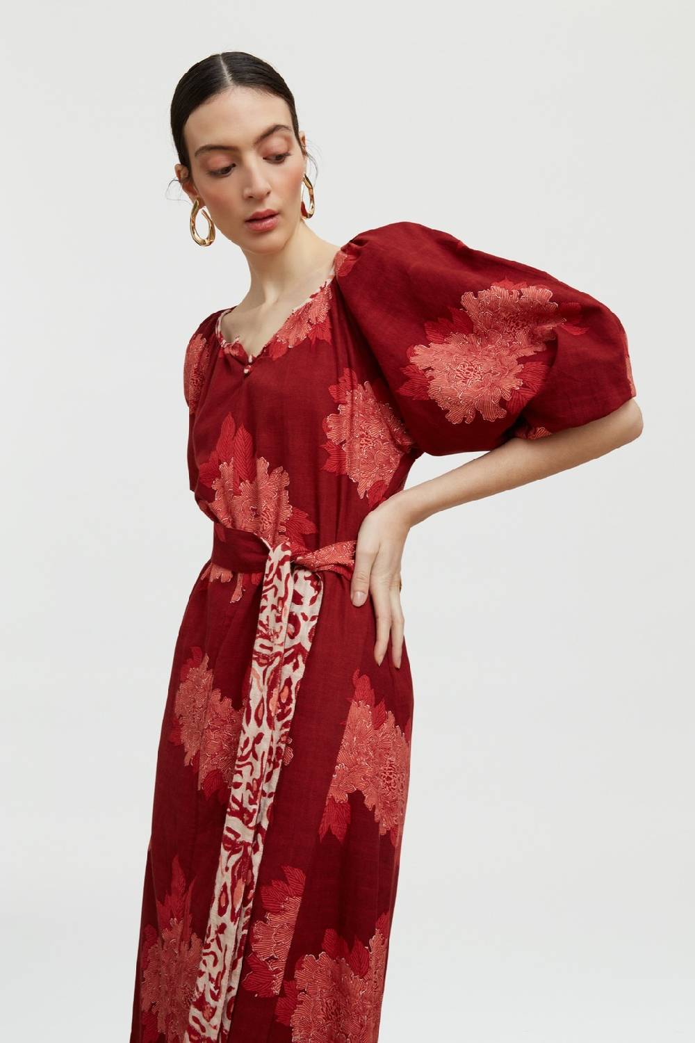 Lisa Corti abito mandili abhanery peony rany Qualità
