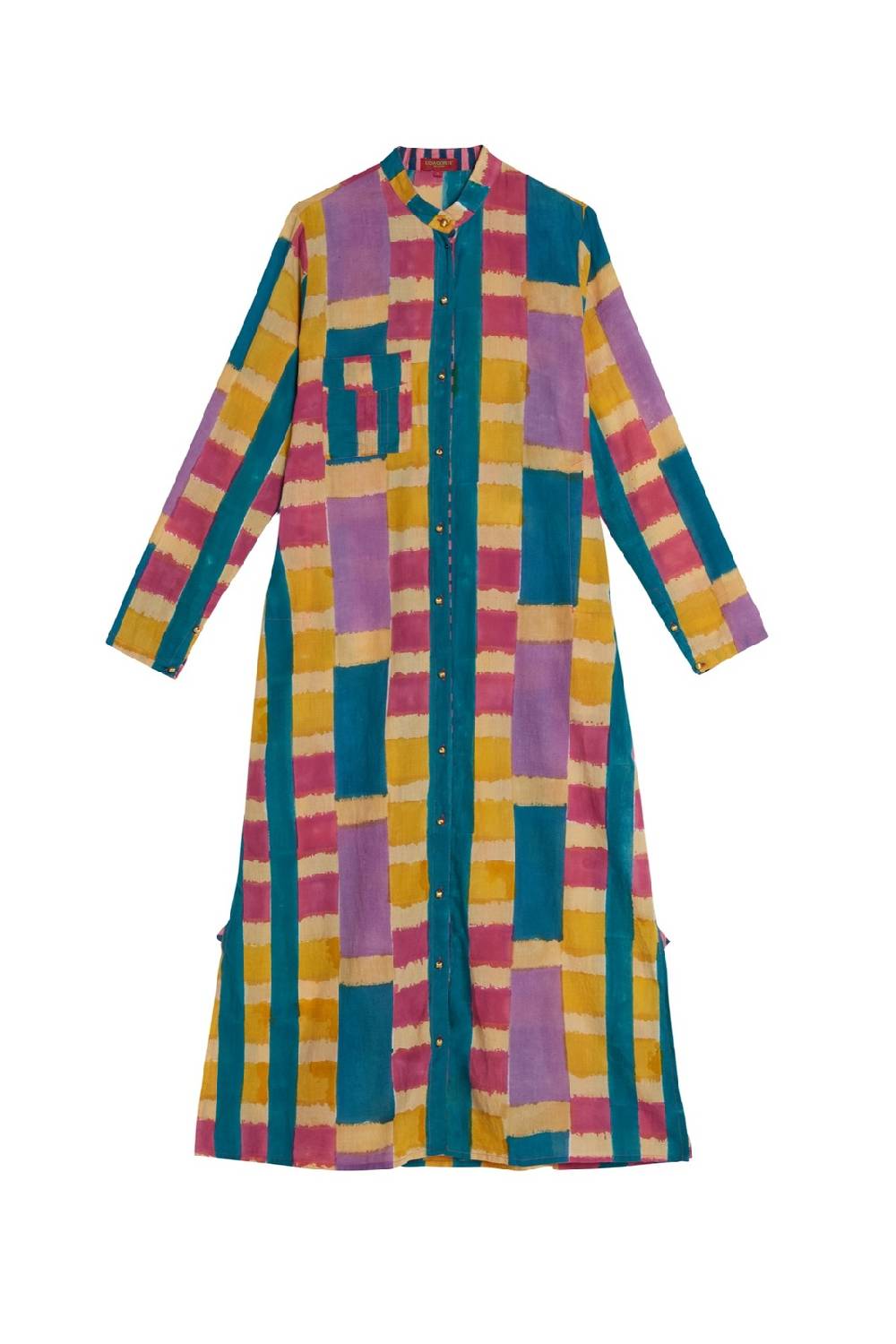 Lisa Corti kurta lunga aperta ankara mustard Shopping Online