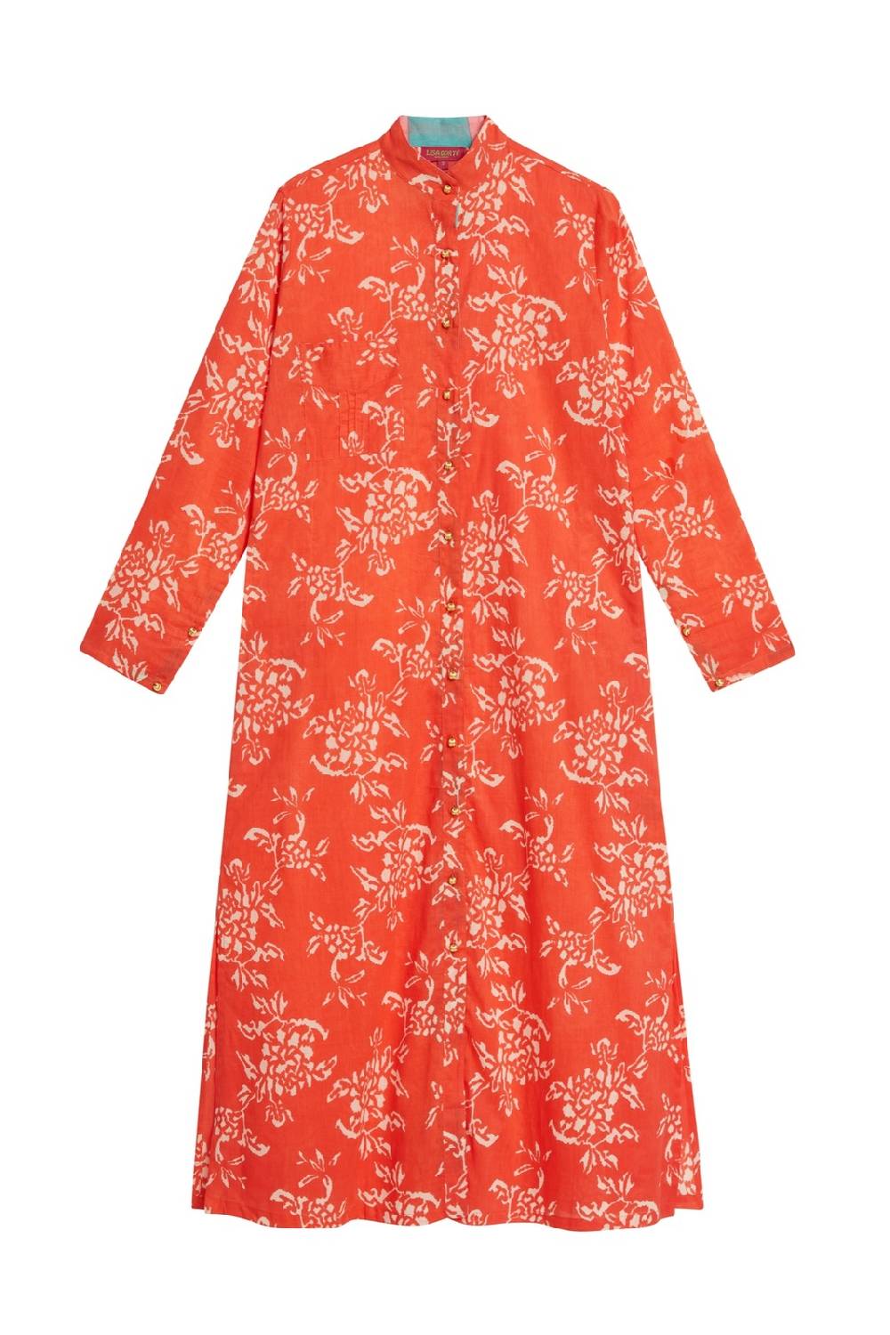 Lisa Corti kurta lunga aperta kandem design coral Affare Del Giorno