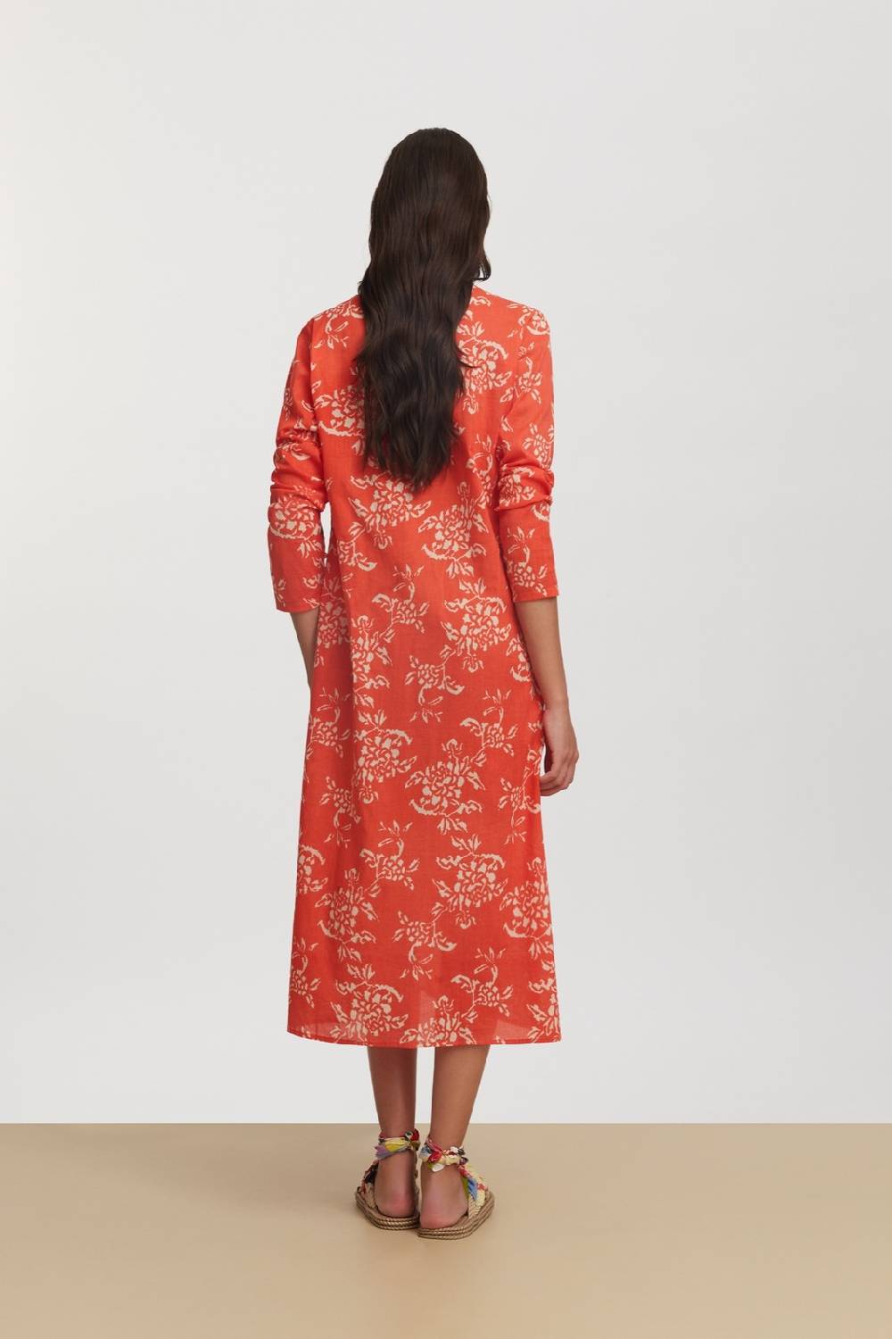 Lisa Corti kurta lunga kandem design coral Convenienza