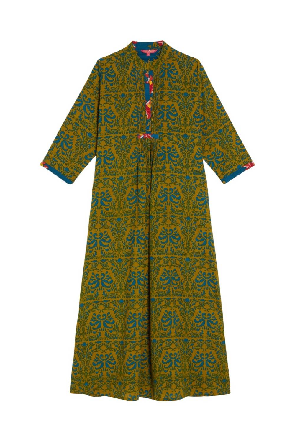 Lisa Corti caftano mirte tangeri damask olive green Offerta