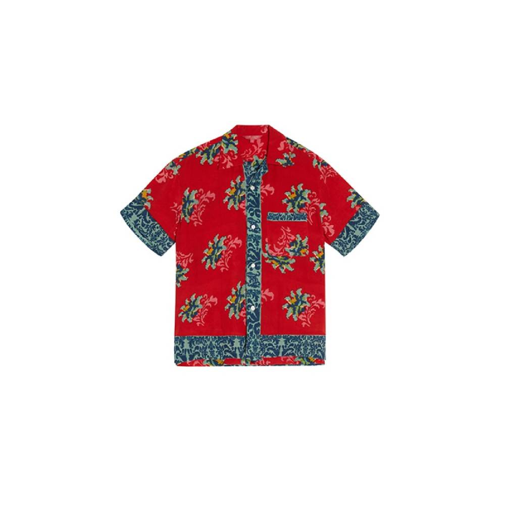 Lisa Corti camicia foulard tangeri flower coral Hotsell