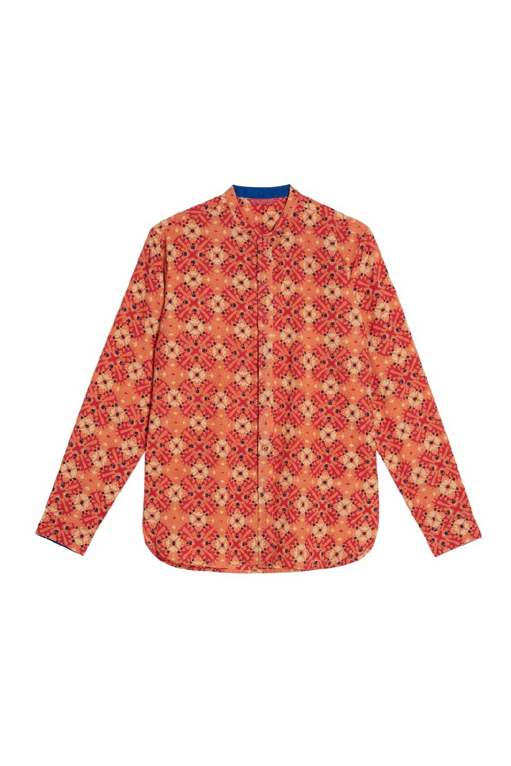 Lisa Corti camicia santorini morocco design red Consegna Veloce