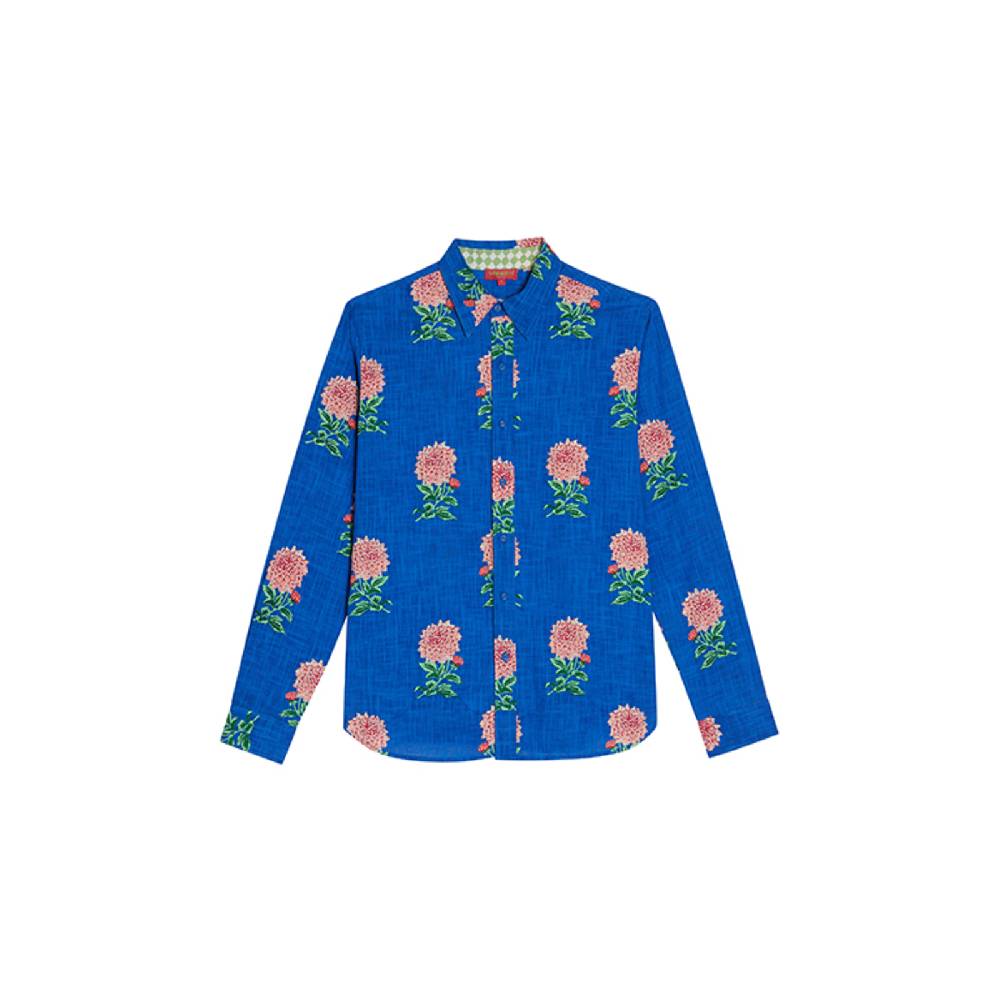 Lisa Corti camicia acapulco mamagoto royal blue Vendite Flash
