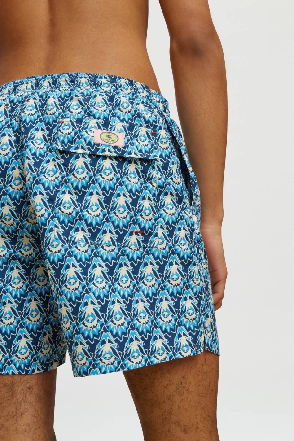 Lisa Corti costume patmos parrot blue In Saldo