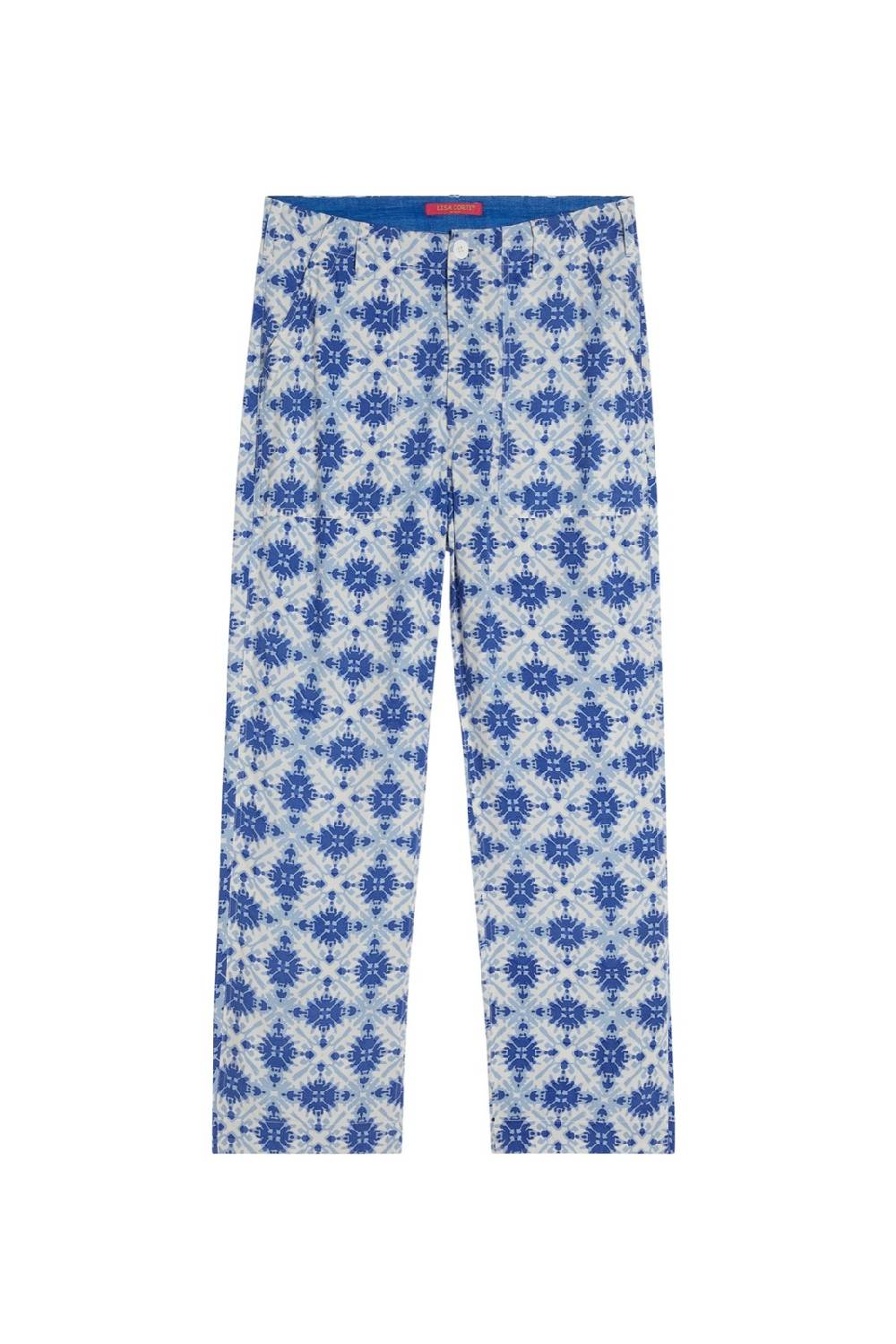 Lisa Corti pantalone dinghi marocco design blue In Linea