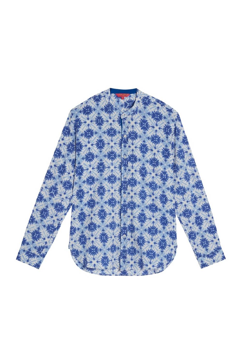 Lisa Corti camicia santorini morocco design blue Pezzi Unici