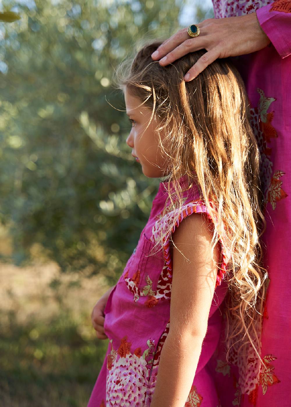 Lisa Corti abito spring bambina damask design red Acquista Ora