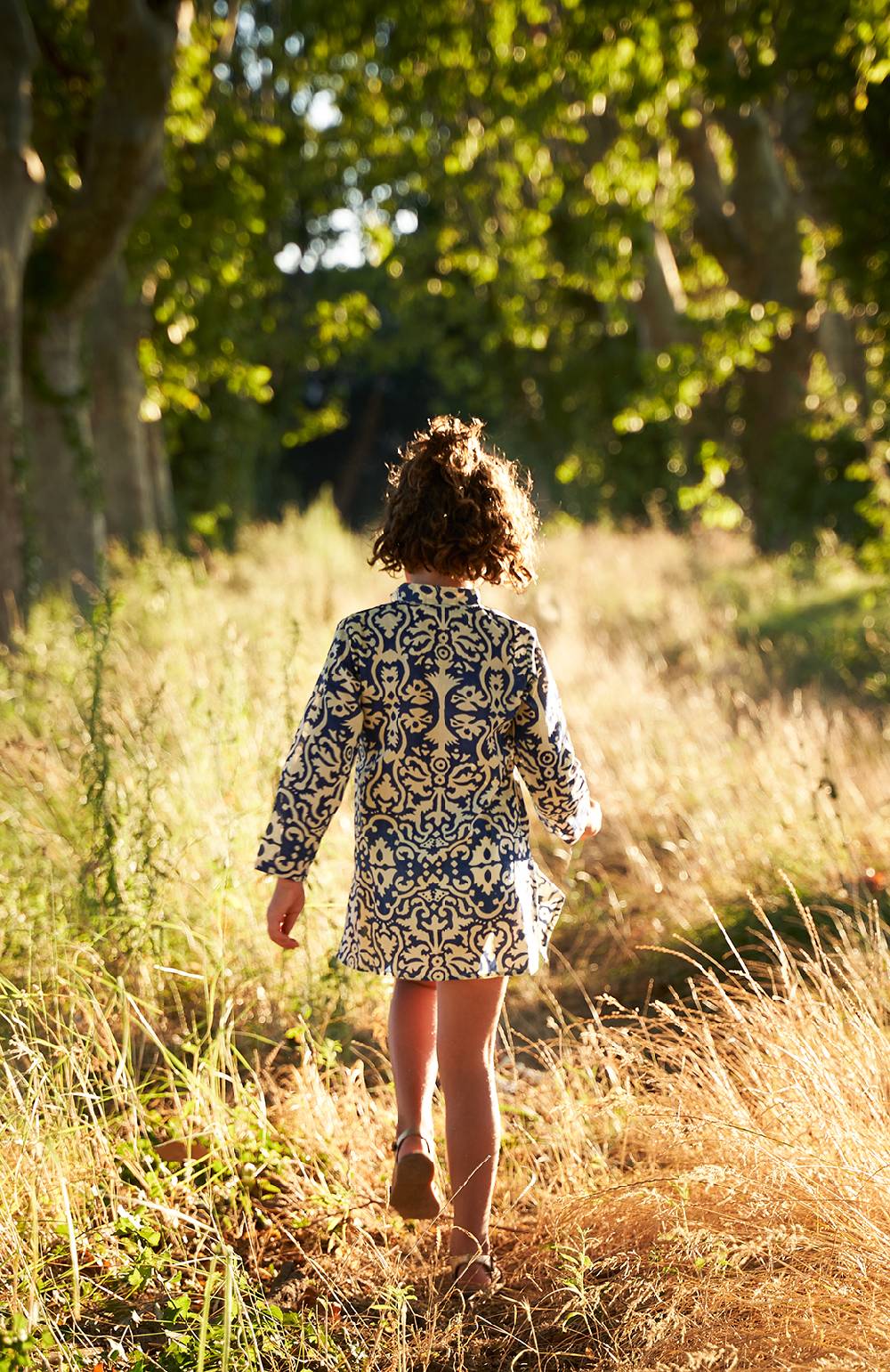 Lisa Corti kurta bambino damask design red Novità