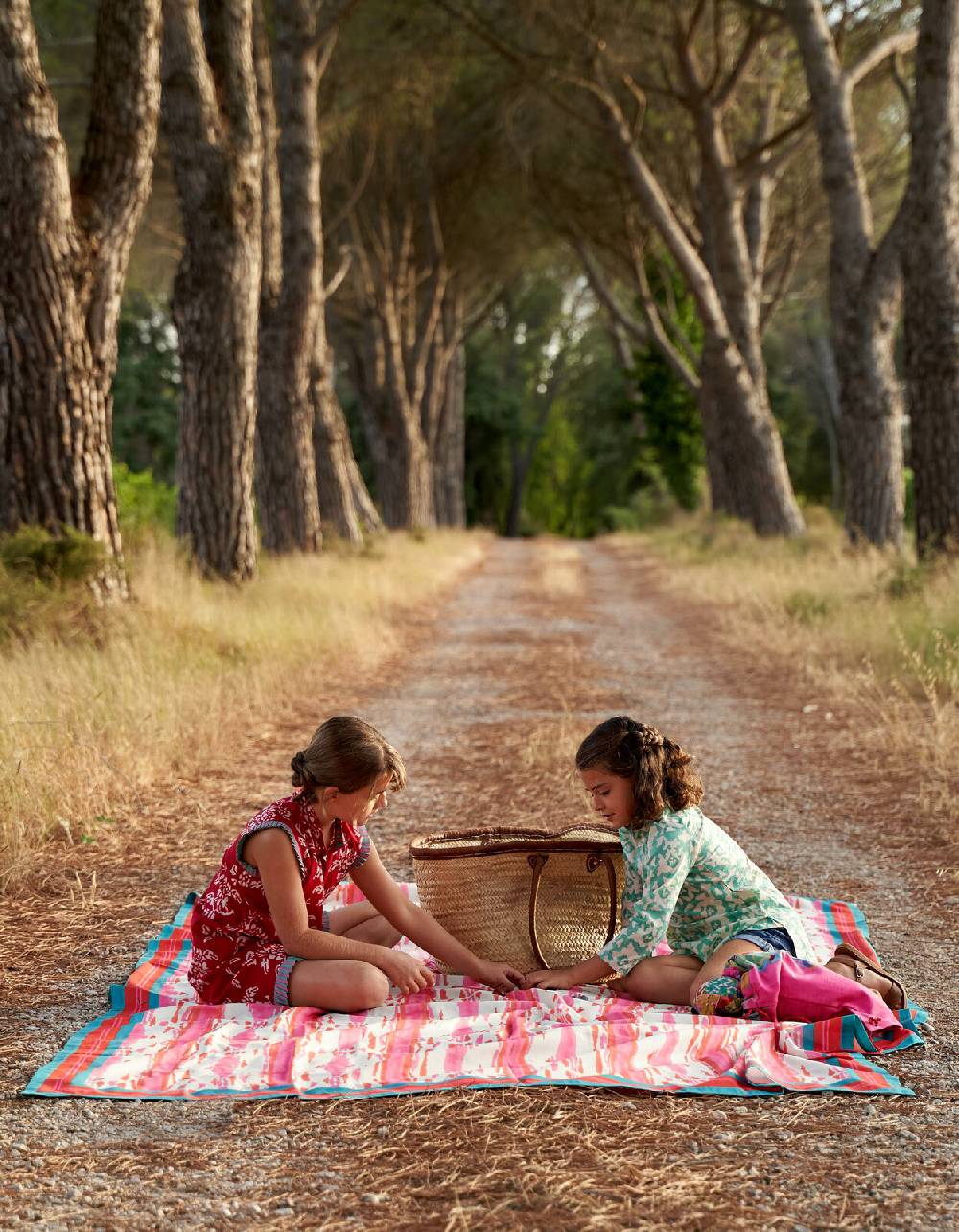 Lisa Corti kurta bambino damask design red Novità