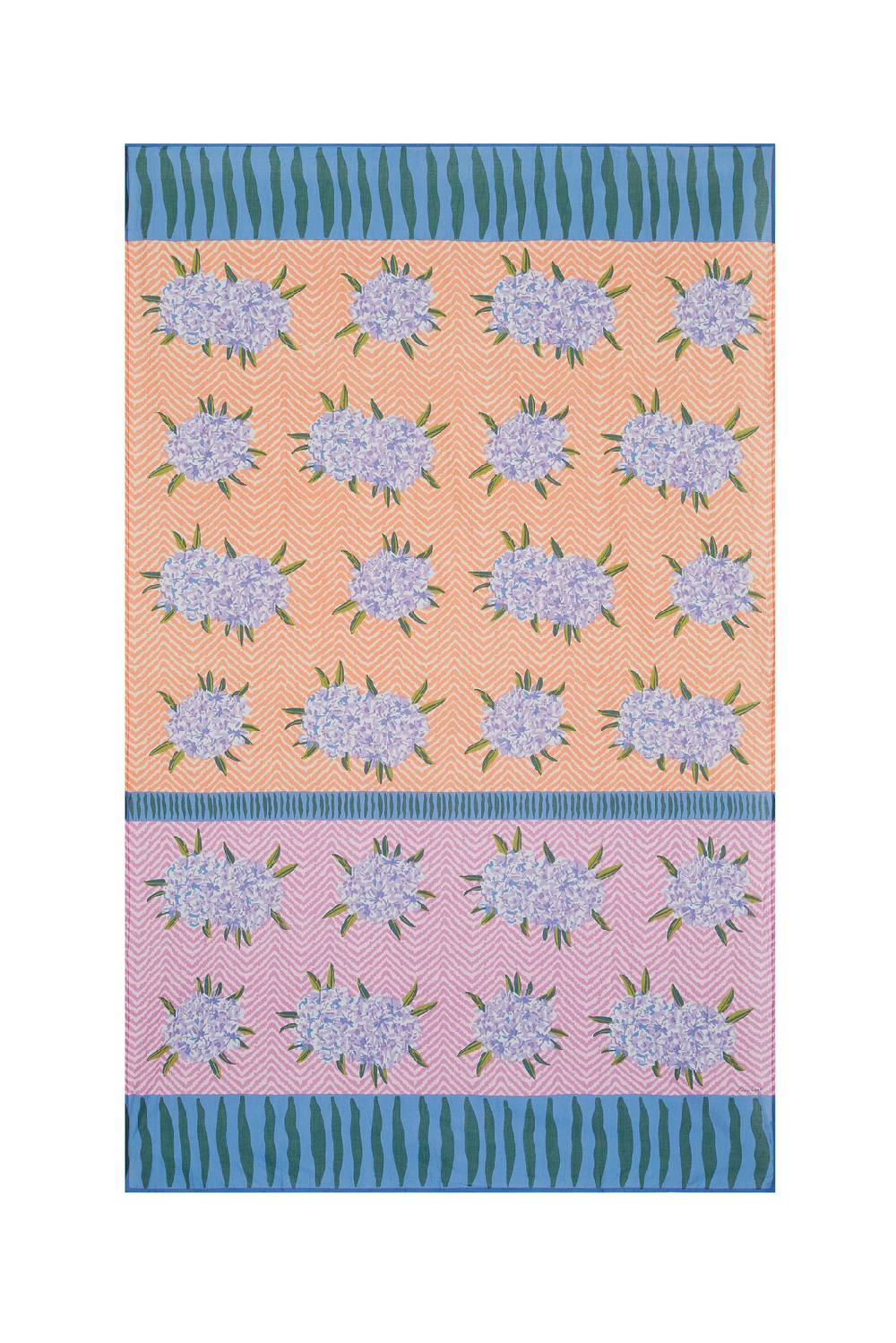 Lisa Corti pareo oleander lilac peach Italy