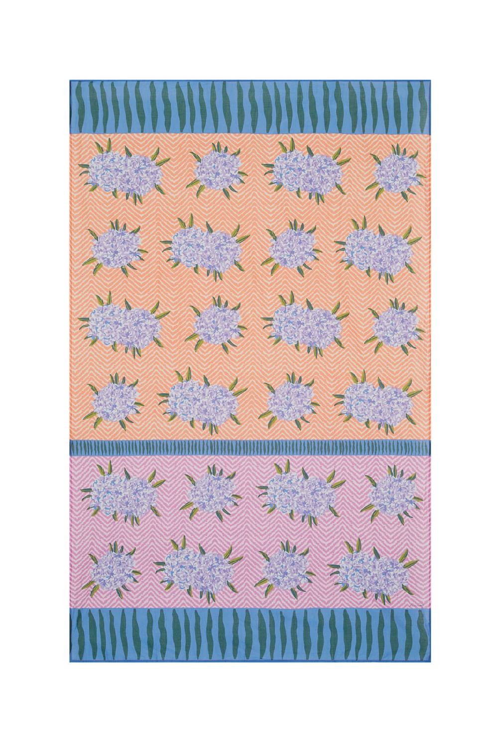 Lisa Corti pareo oleander lilac peach Italy