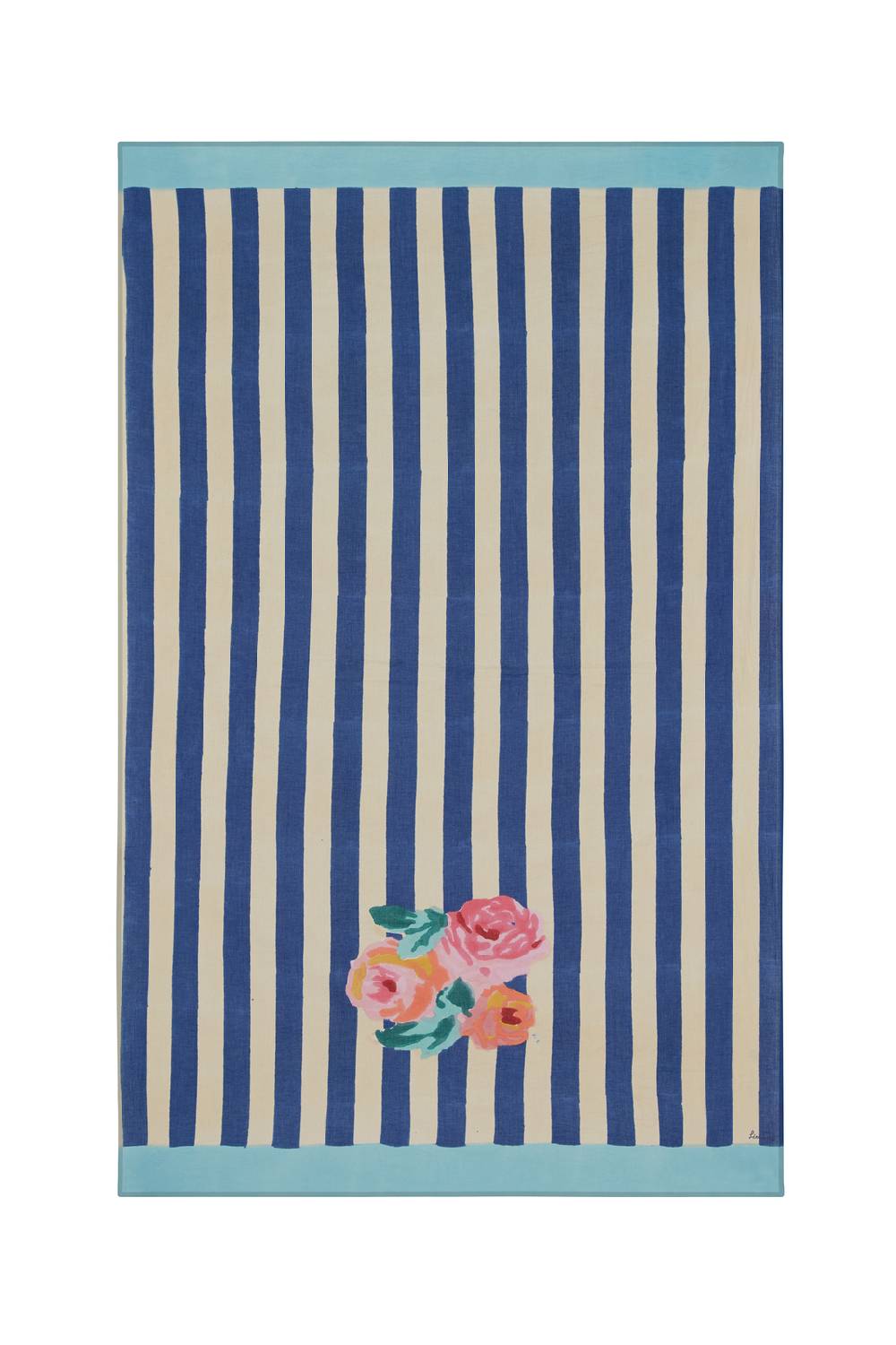 Lisa Corti pareo nizam stripes blue natural 2025