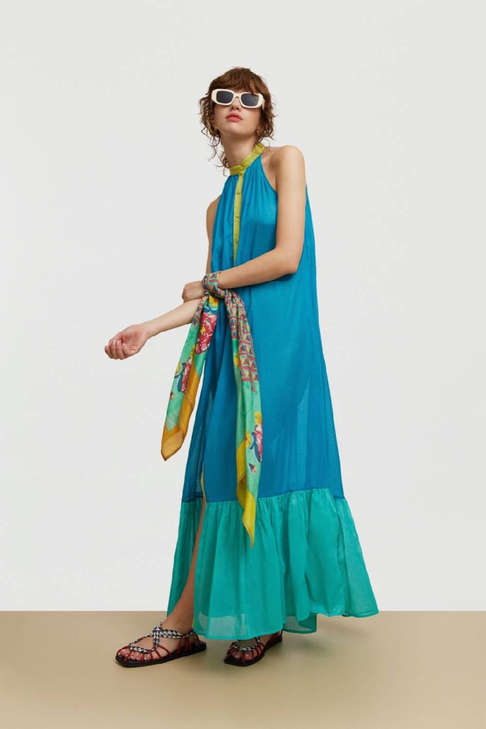 Lisa Corti abito ravi cobalt Sconto