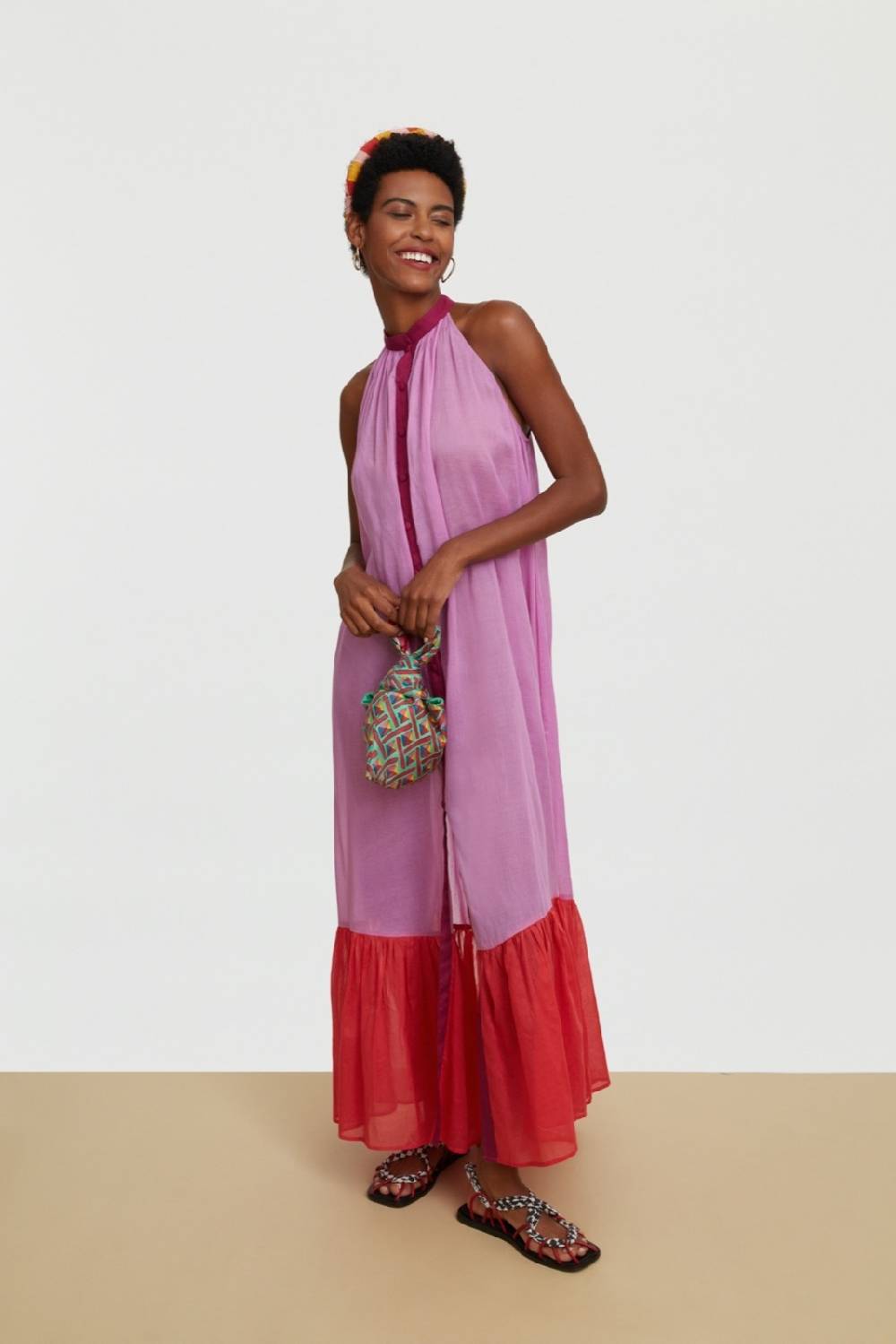 Lisa Corti abito ravi lilac Offerta