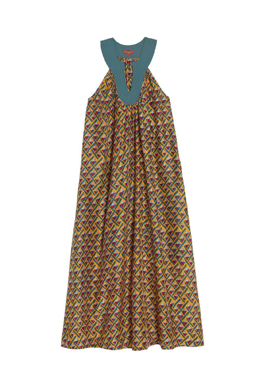 Lisa Corti abito ninbu giza gold Saldi