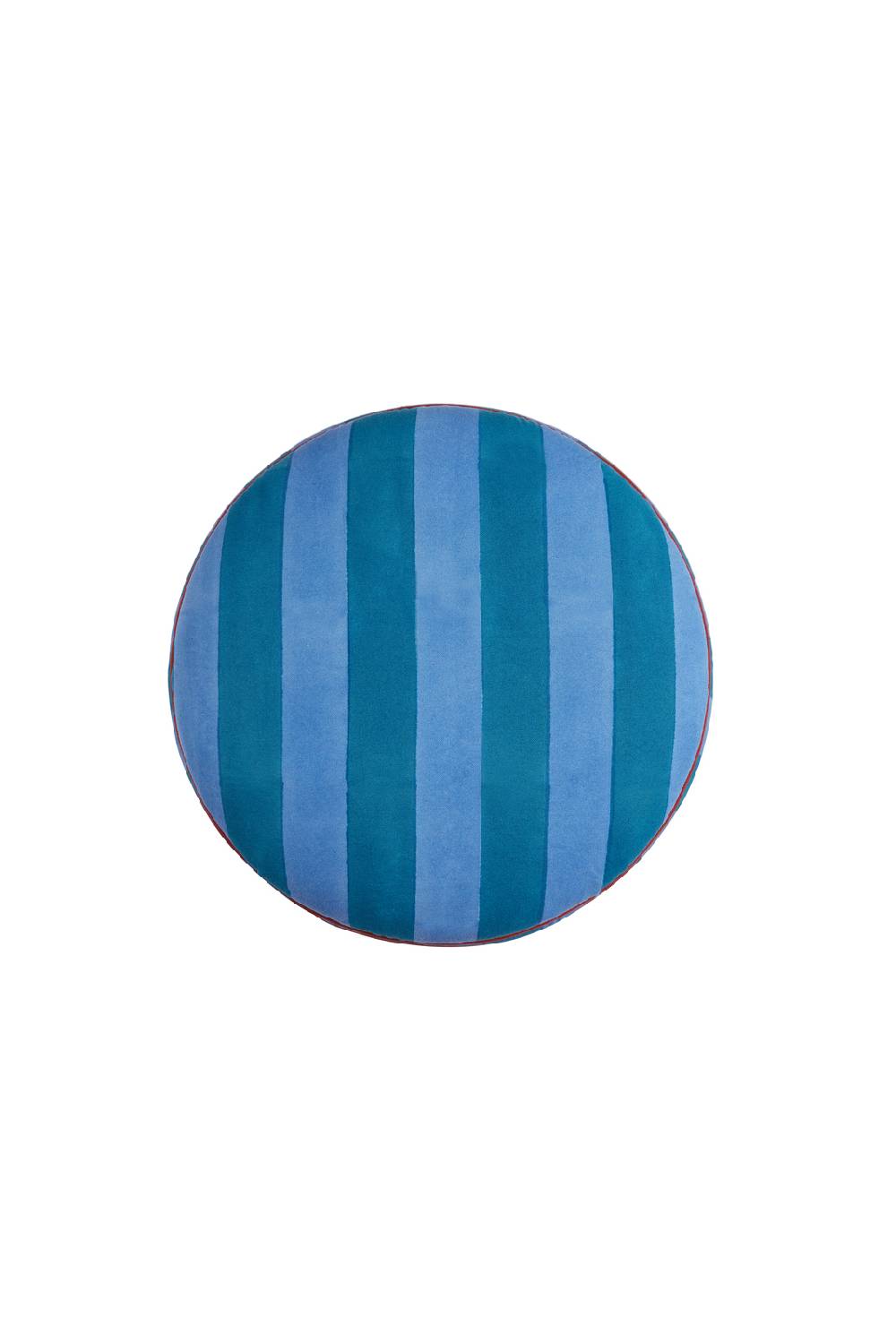 Lisa Corti pouf stripes ferozi sugar In Saldo
