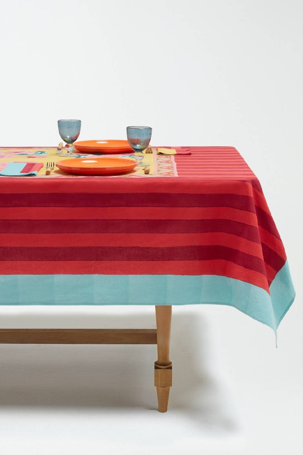 Lisa Corti telo cotone 140x240cm nizam sulphur Soddisfazione Garantita