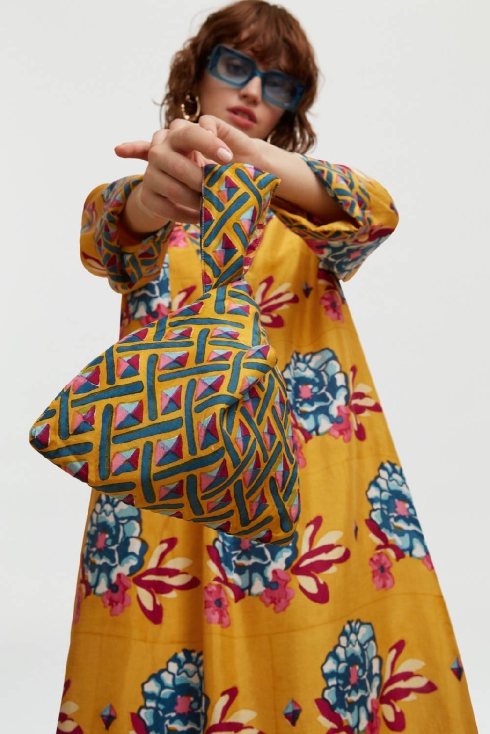 Lisa Corti borsa knot reversibile ramye gold Saldi Di Fabbrica