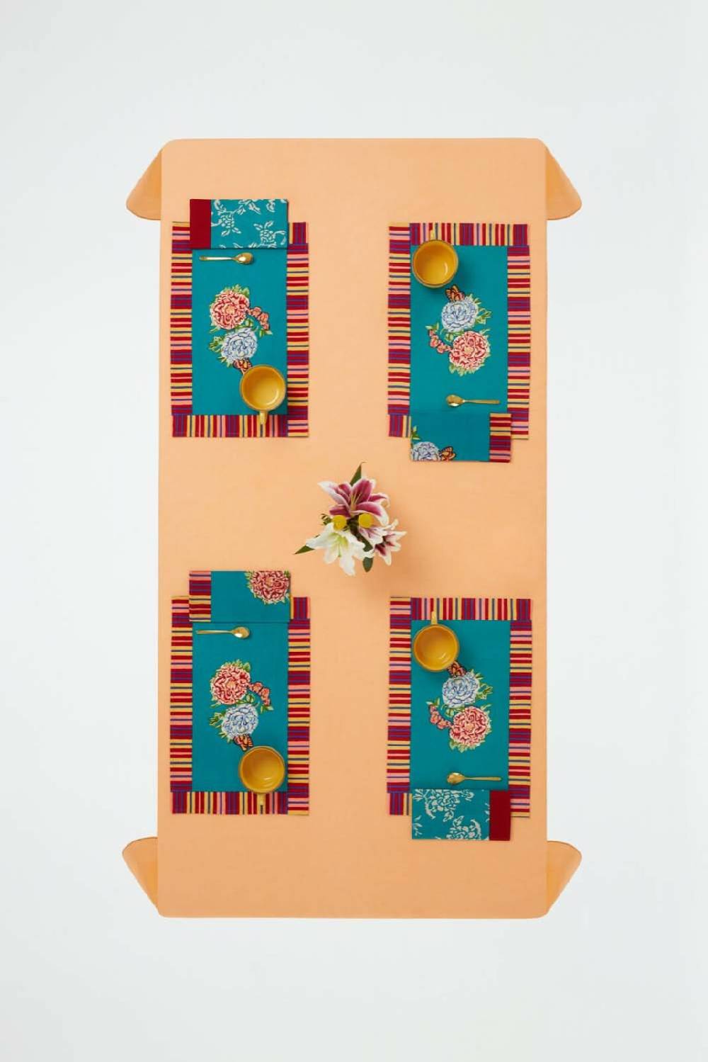 Lisa Corti tovagliolo cotone 50x50cm kandem design green Novità
