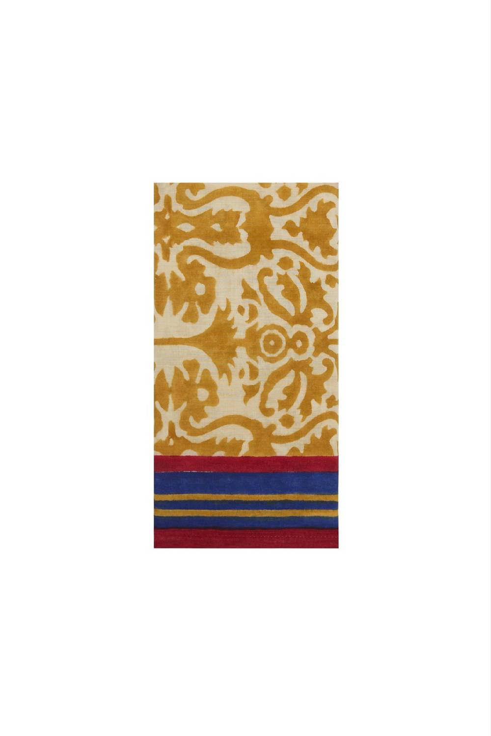 Lisa Corti tovagliolo cotone 50x50cm damask stripes chutney Sconto