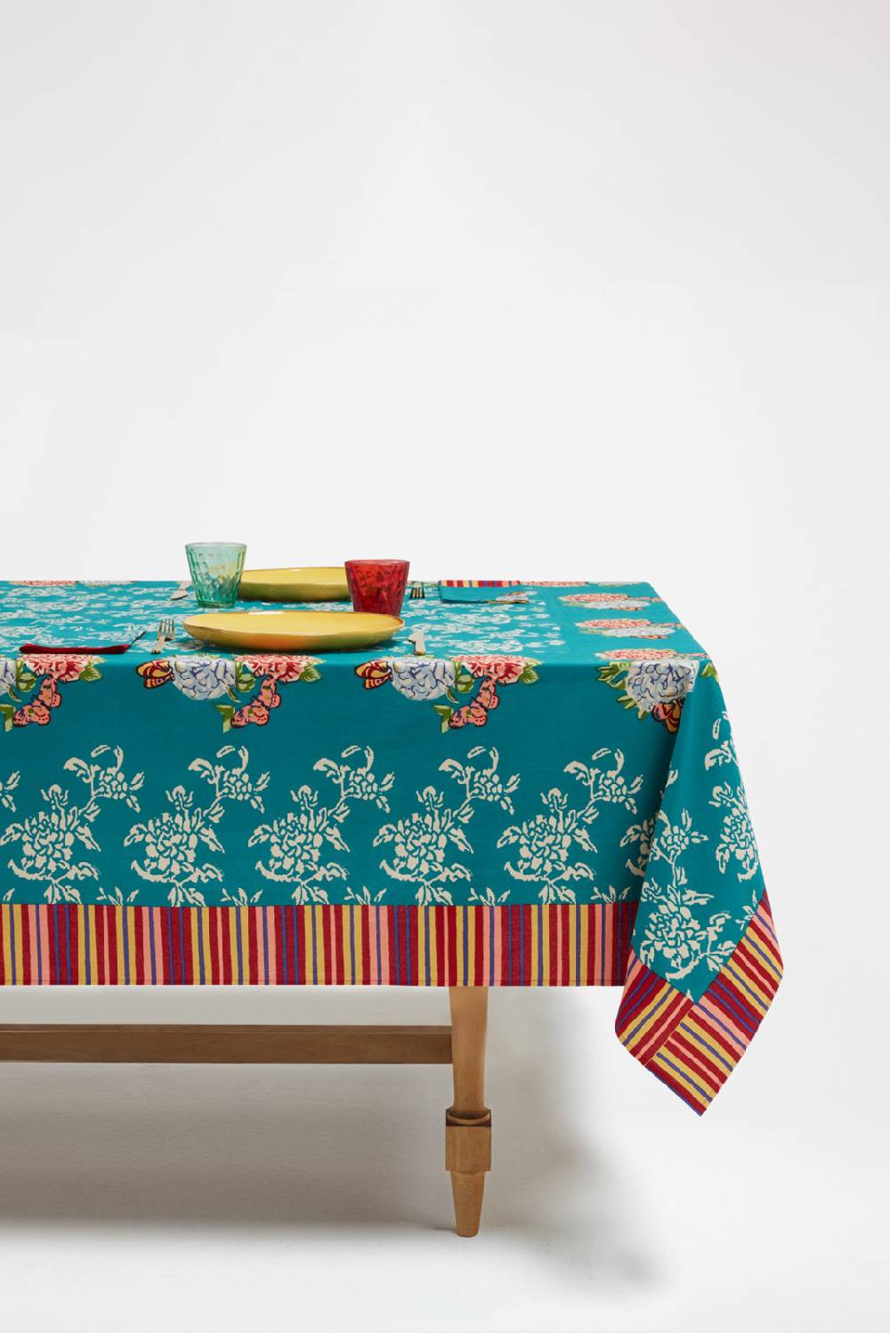 Lisa Corti telo cotone 140x240cm kandem queen green Moda