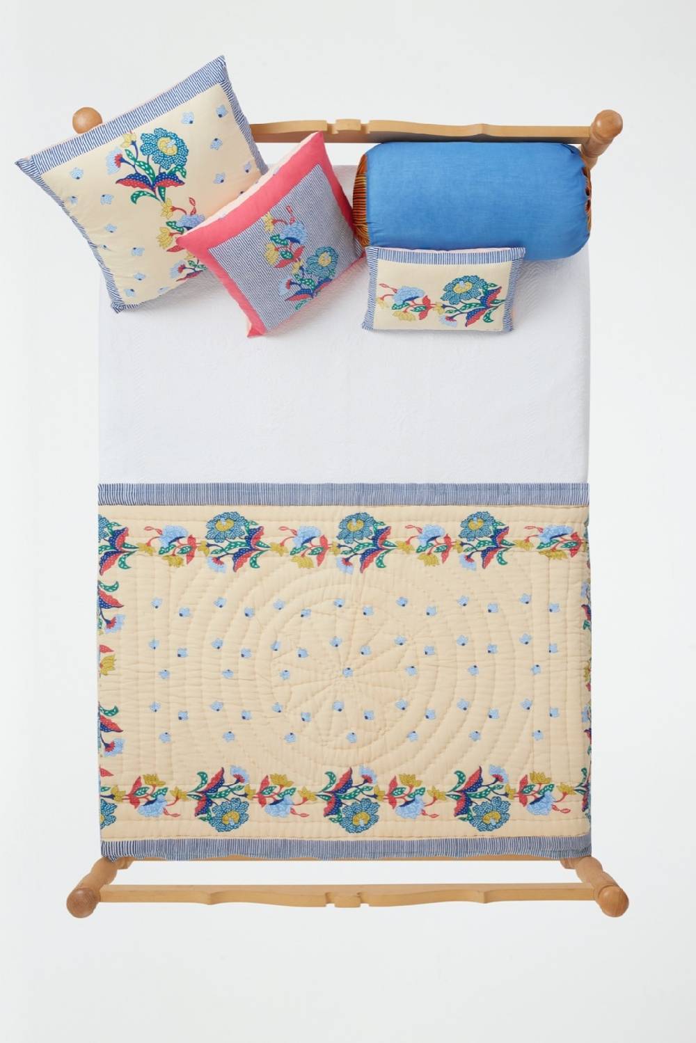 Lisa Corti trapunta reversibile 110x180cm cutter brooks x lisa corti indonesian natural cold Soddisfazione Garantita