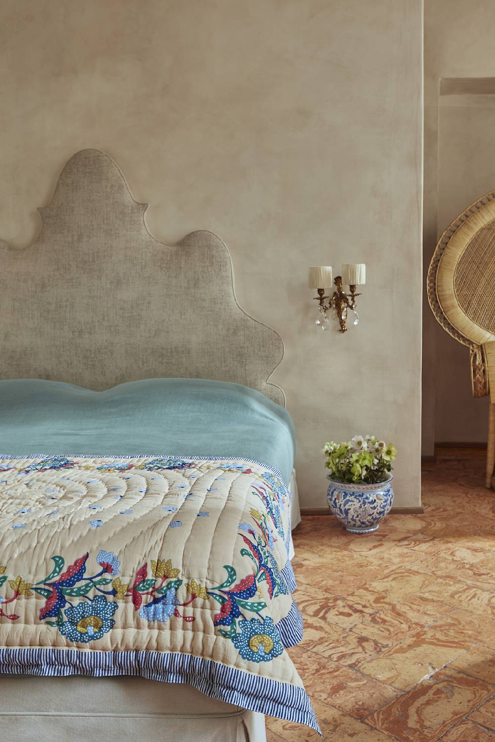 Lisa Corti trapunta reversibile 110x180cm cutter brooks x lisa corti indonesian natural cold Soddisfazione Garantita