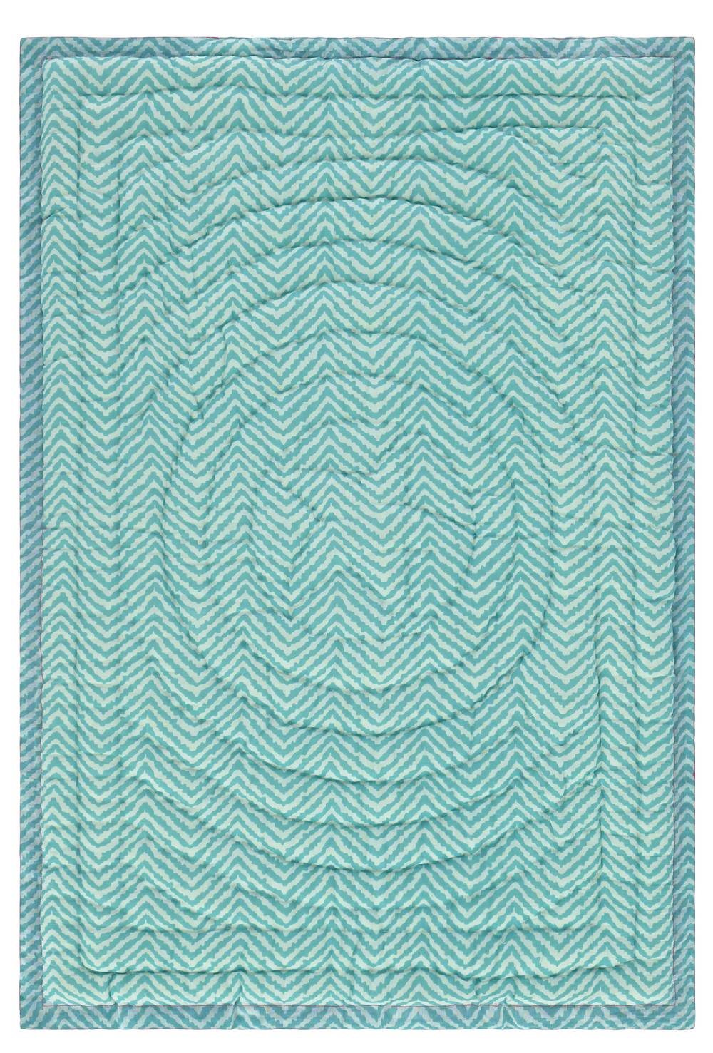 Lisa Corti trapunta reversibile 70x110cm oleander lilac peach Moda