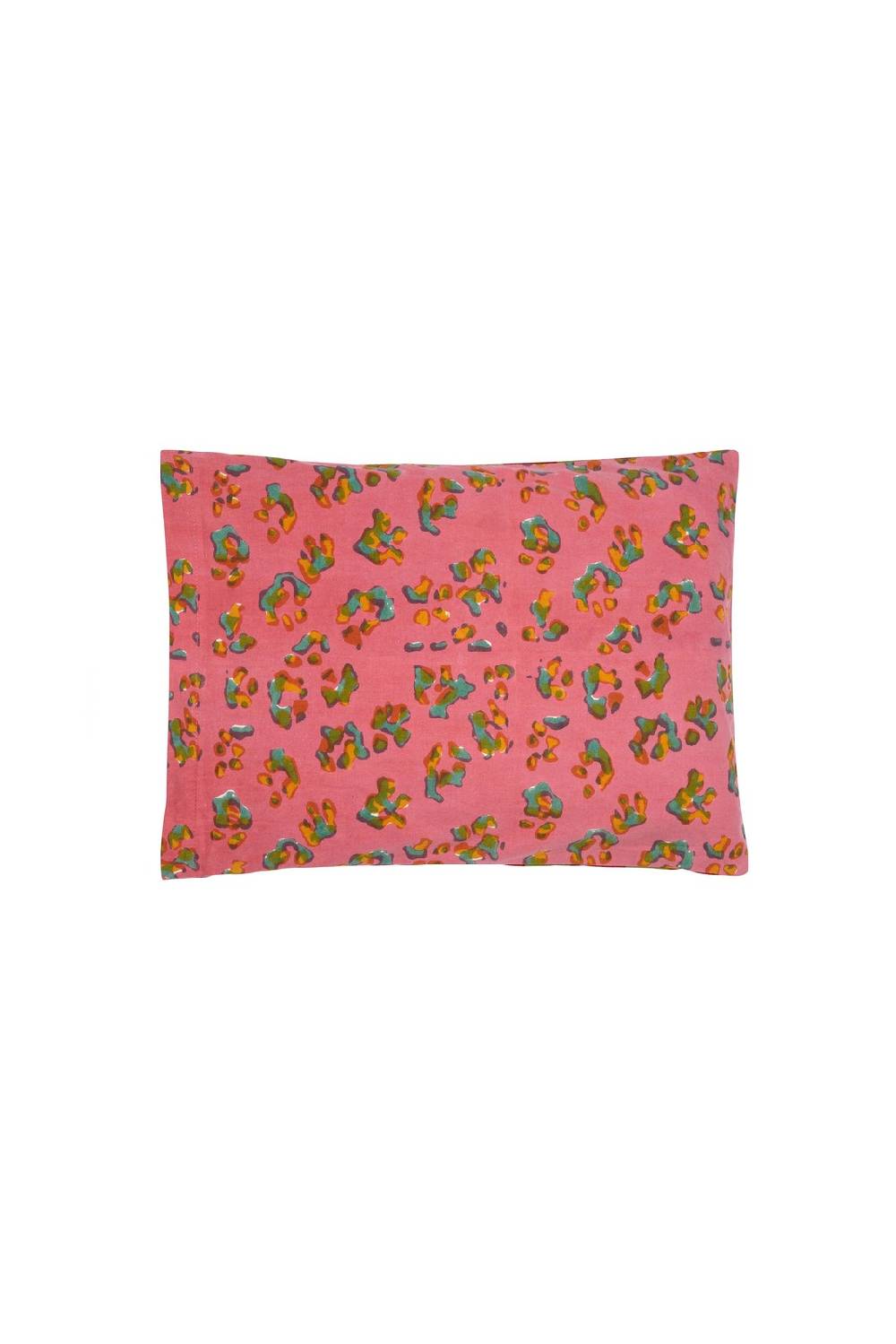 Lisa Corti cuscino cotone 30x40cm leopard stripes sky In Vendita